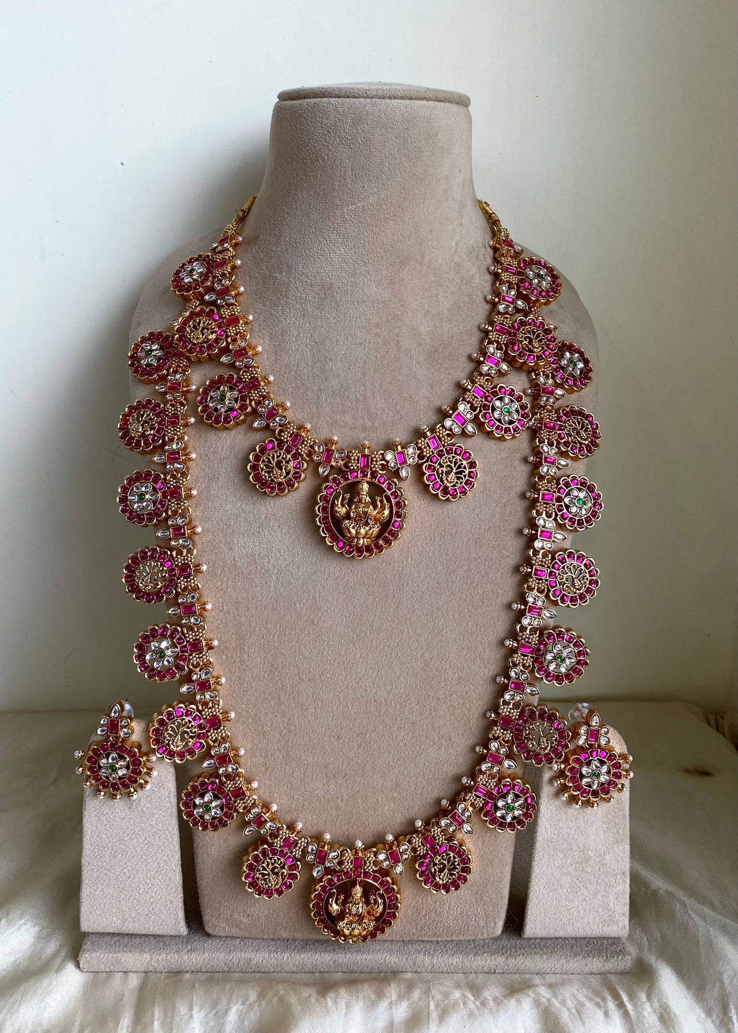 Antique floral kemp bridal combo Aksha Trends