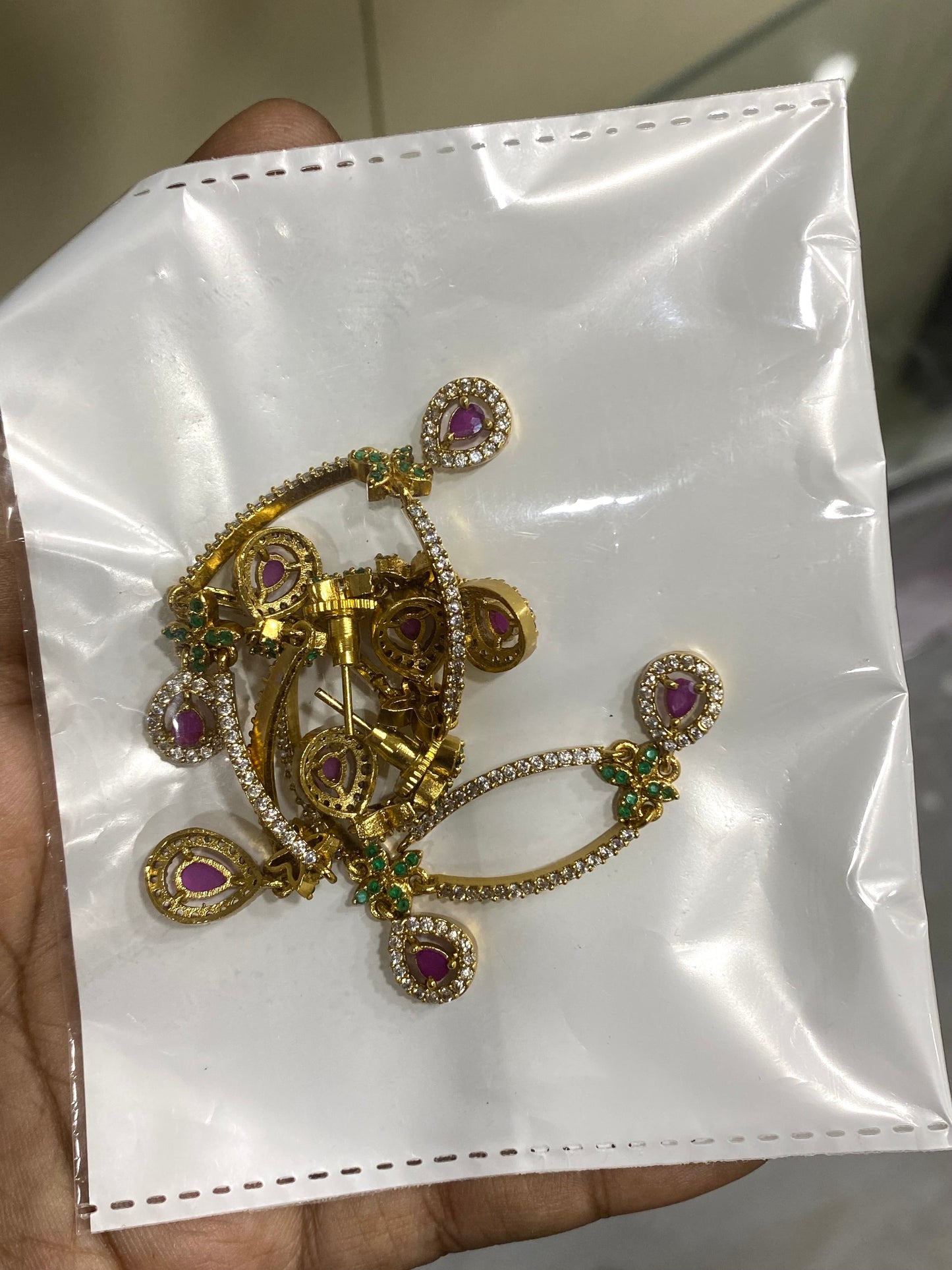 Reva diamond necklace -Multi Aksha Trends