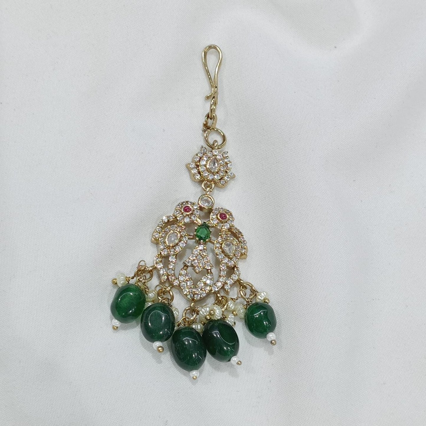 Victoria diamond tikka -Green Aksha Trends
