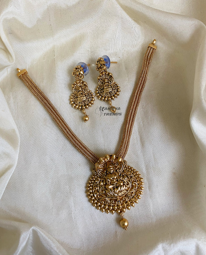 Nagalakshmi Antique attigai necklace Aksha Trends