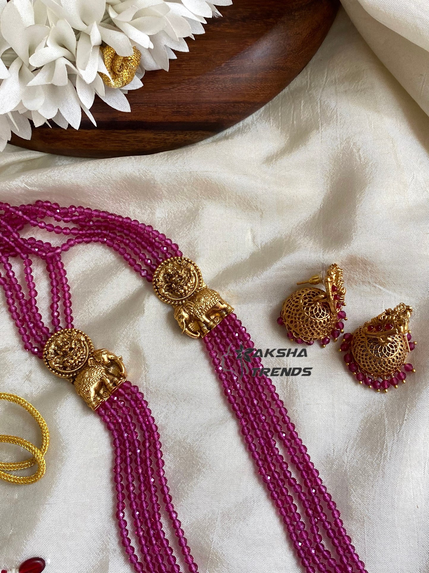 Elephant Beads haram -Pink