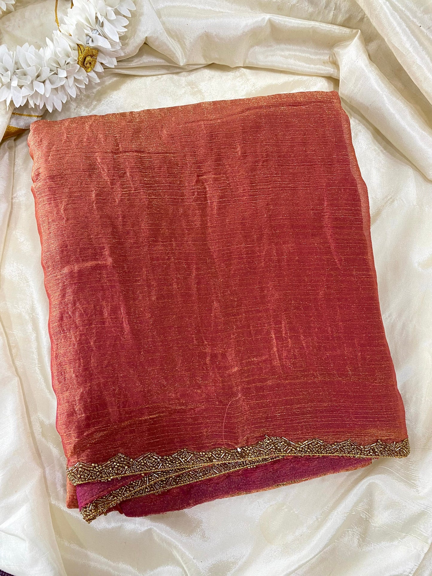 Space Silk -Orange copper Aksha Trends