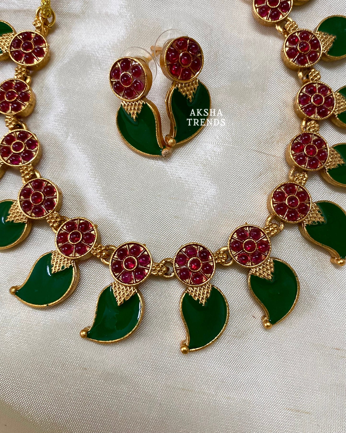 Palakka Manga Necklace Aksha Trends