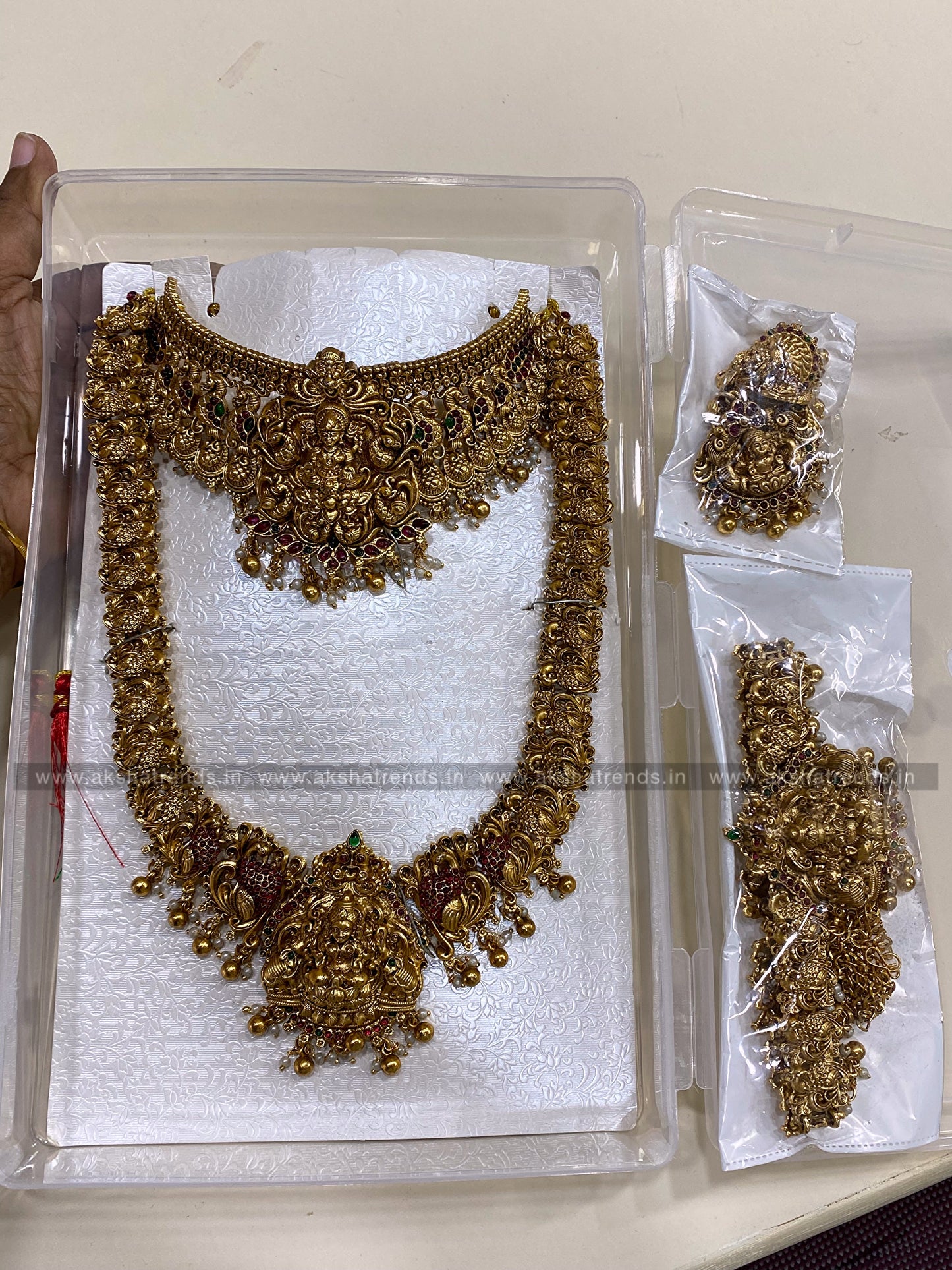 Heavy lakshmi semi bridal Aksha Trends