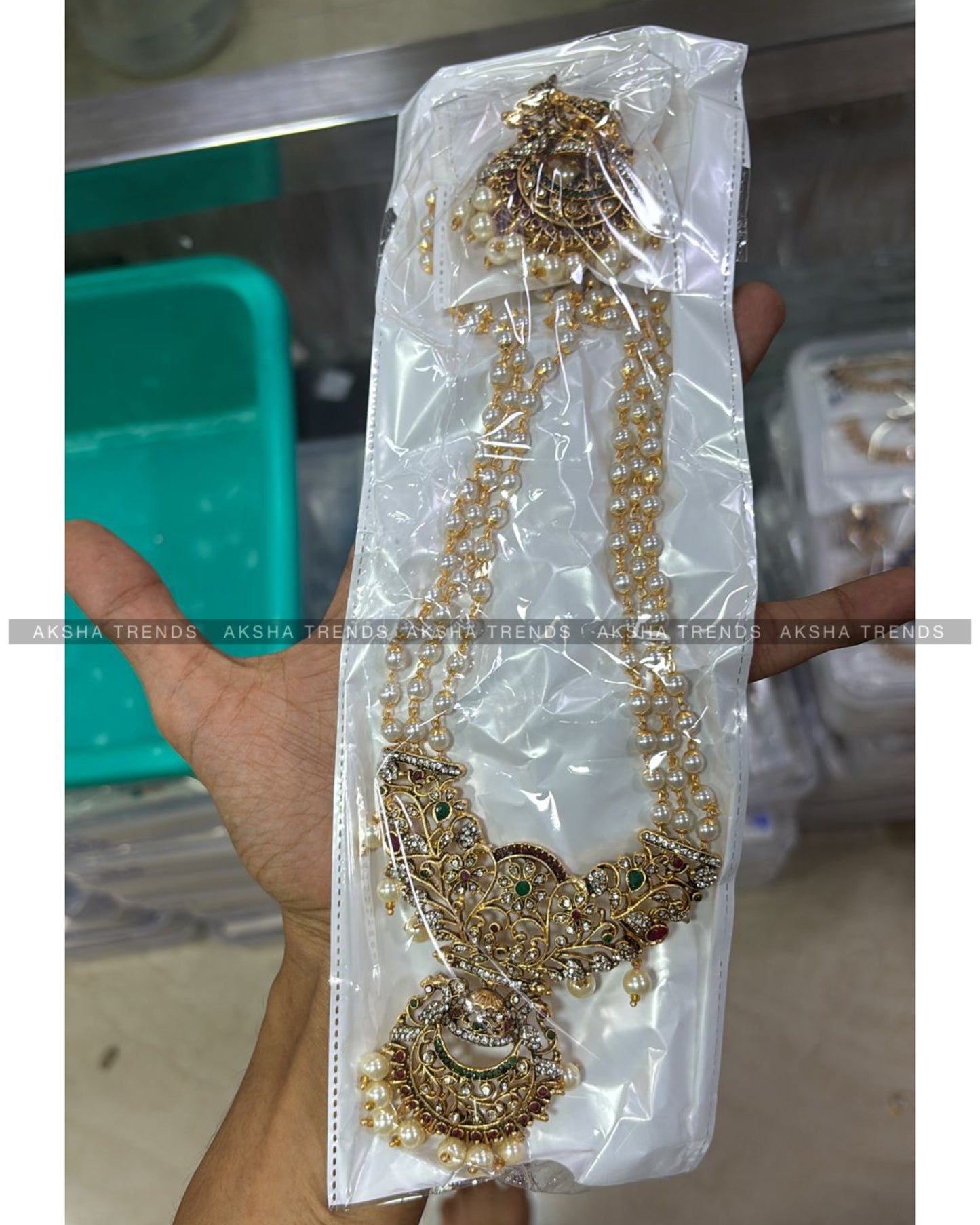 Pearl haram -Antique Aksha Trends