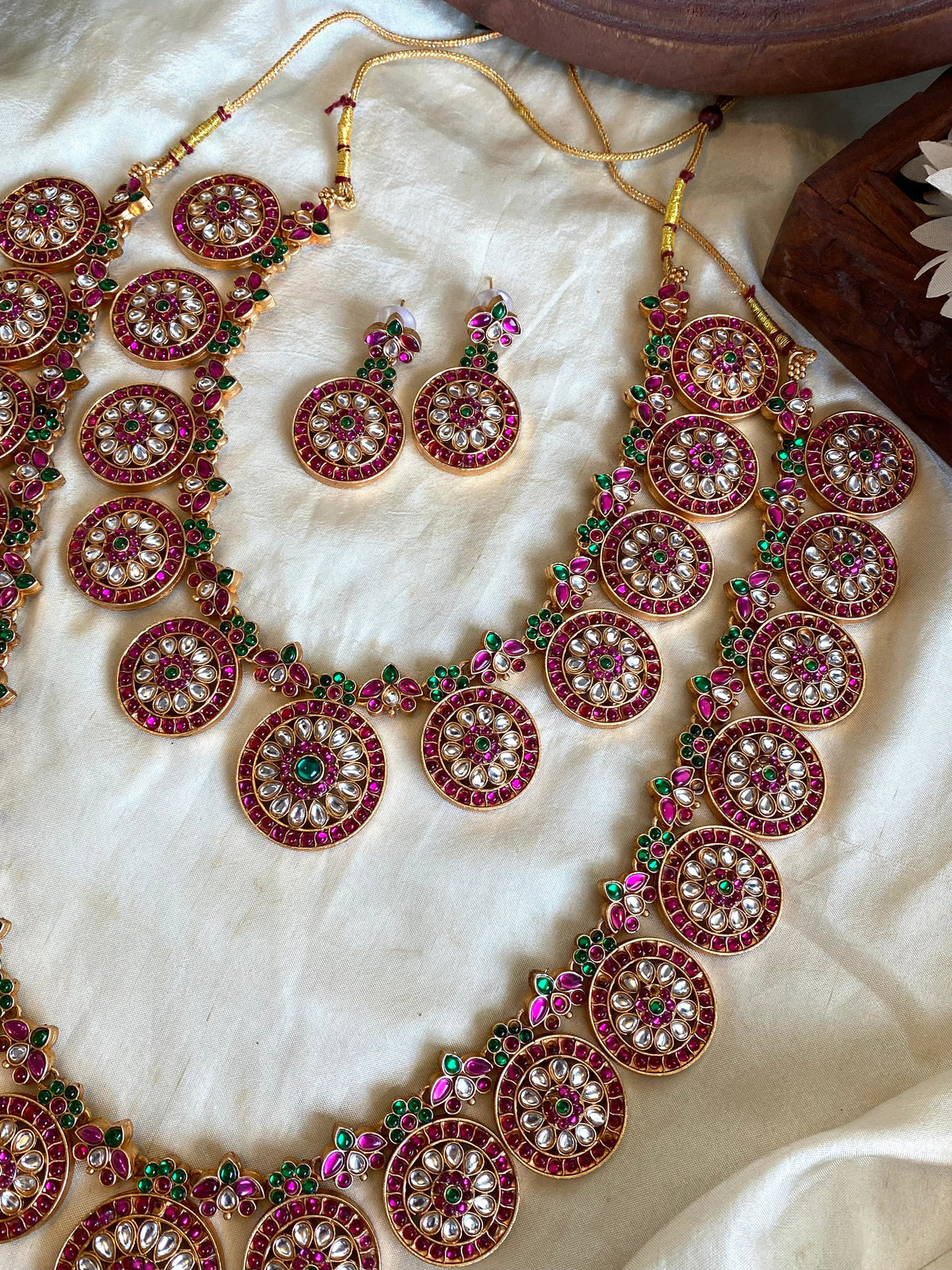 Antique kemp bridal combo (non-idol) Aksha Trends