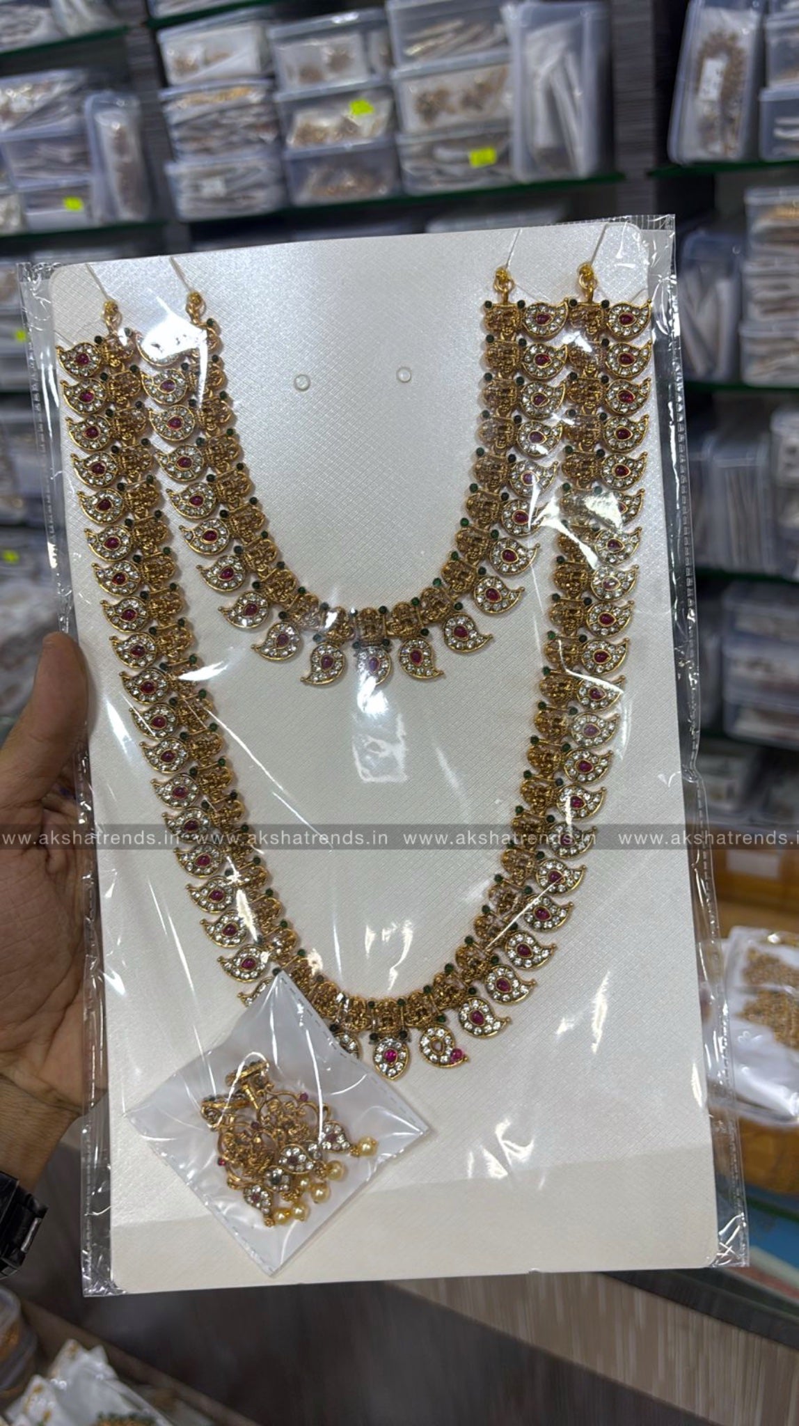 Manga stone bridal combo Aksha Trends