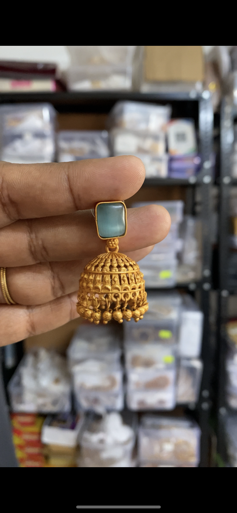 Bridal Jhumkas -light weight Aksha Trends
