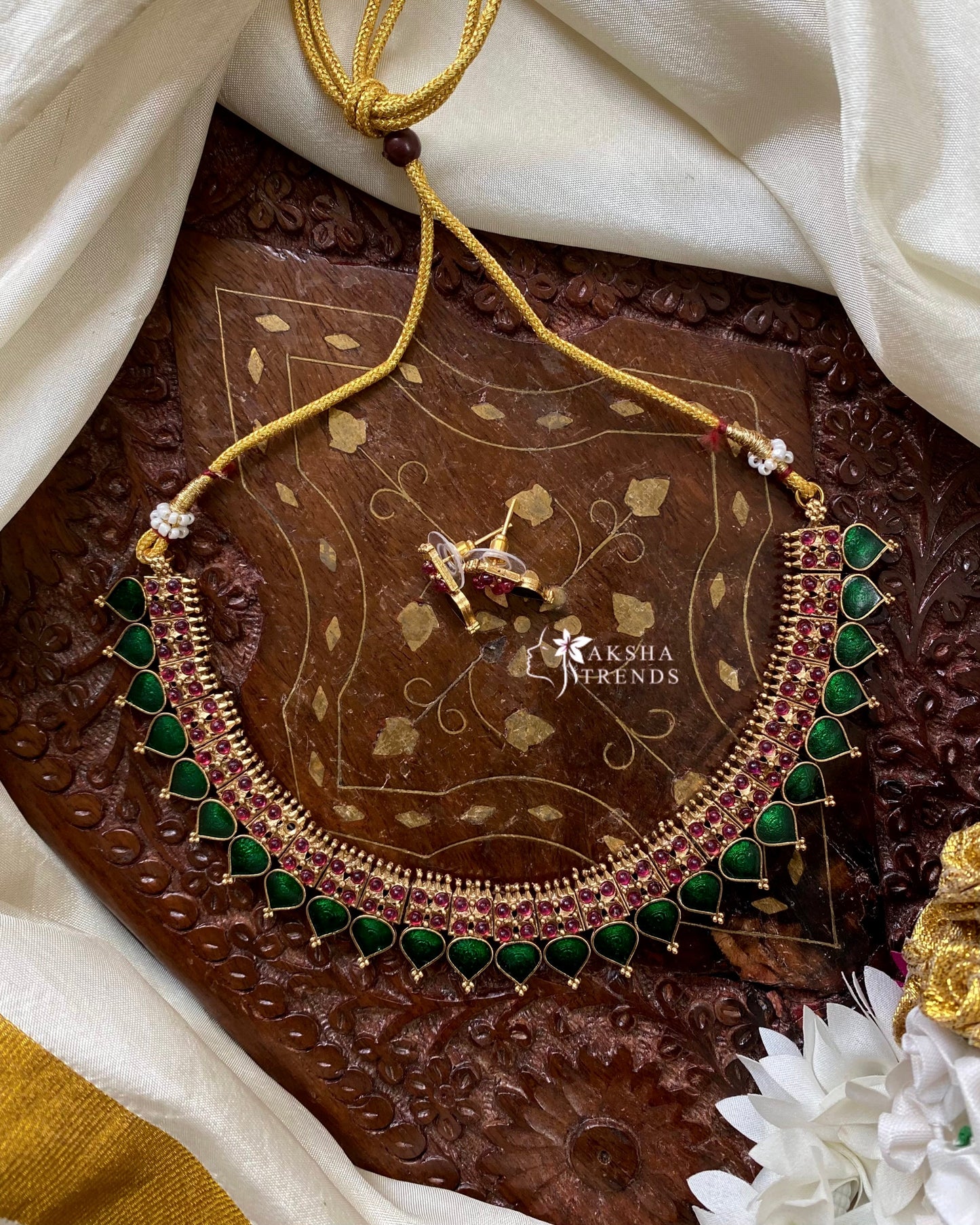 Nagapadam Palakka Necklace Aksha Trends
