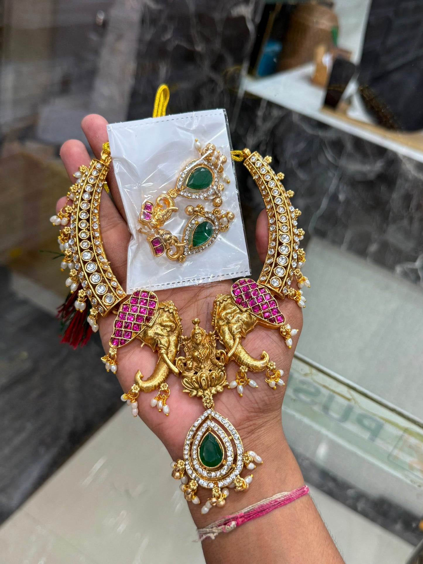 Elephant bridal choker Aksha Trends