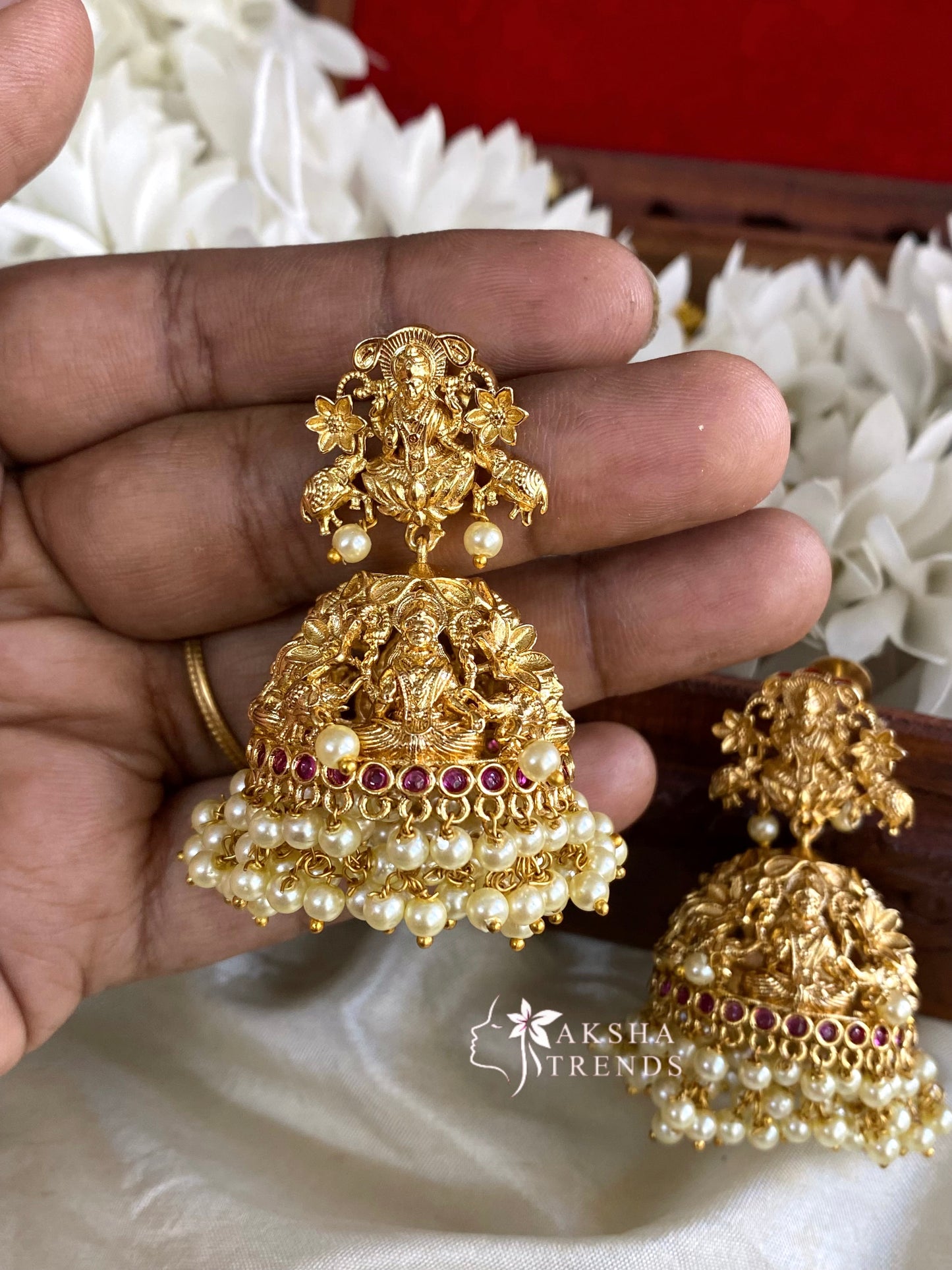 Temple Bridal Jhumkas