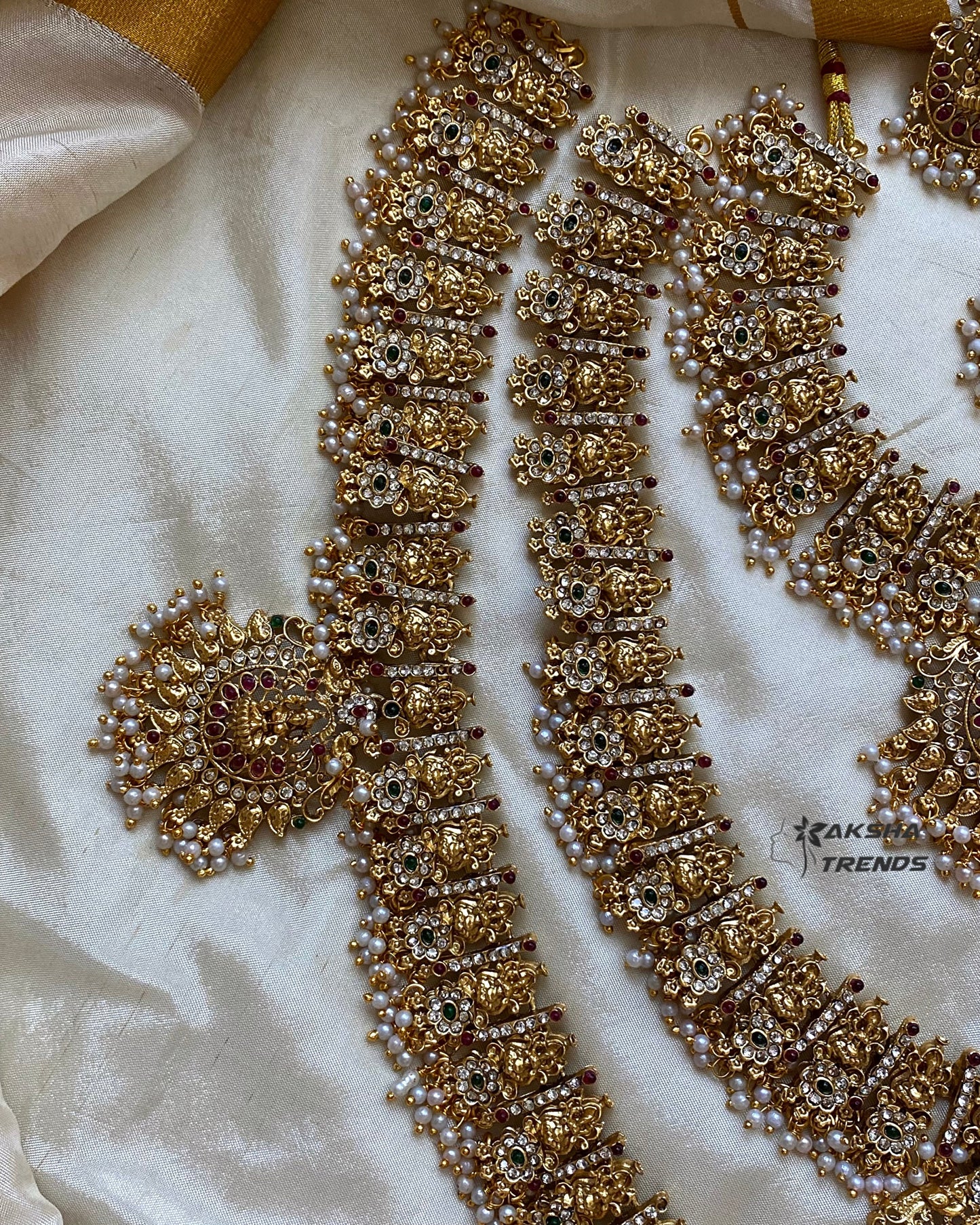 Lakshmi semibridal pearl set Aksha Trends