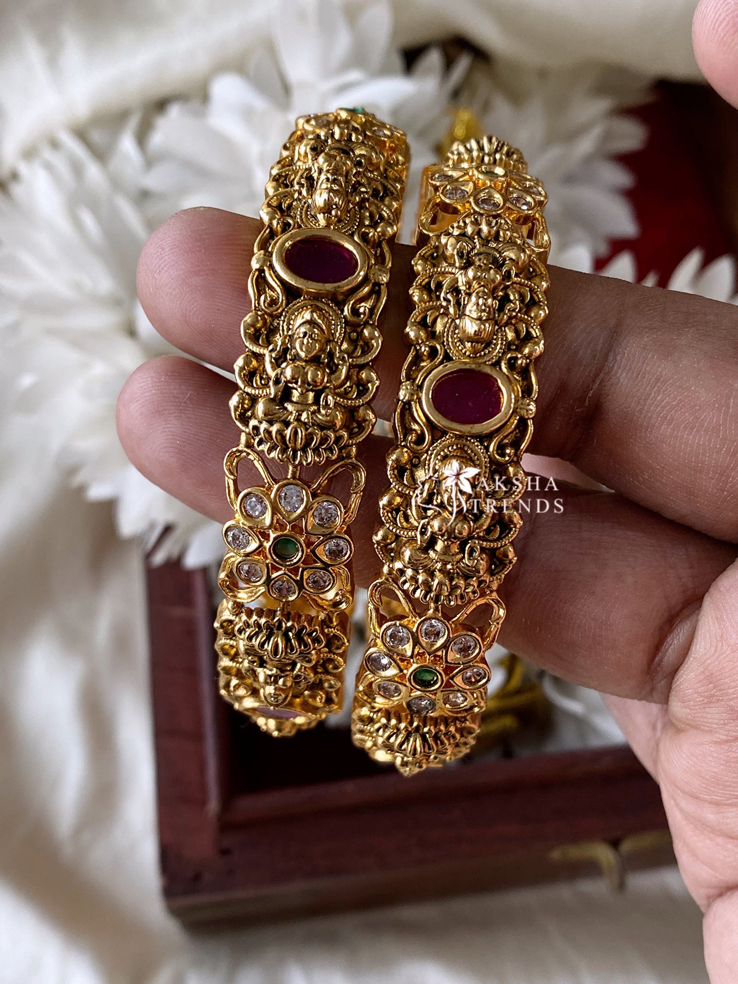 Lakshmi bridal bangles (2pc) Aksha Trends