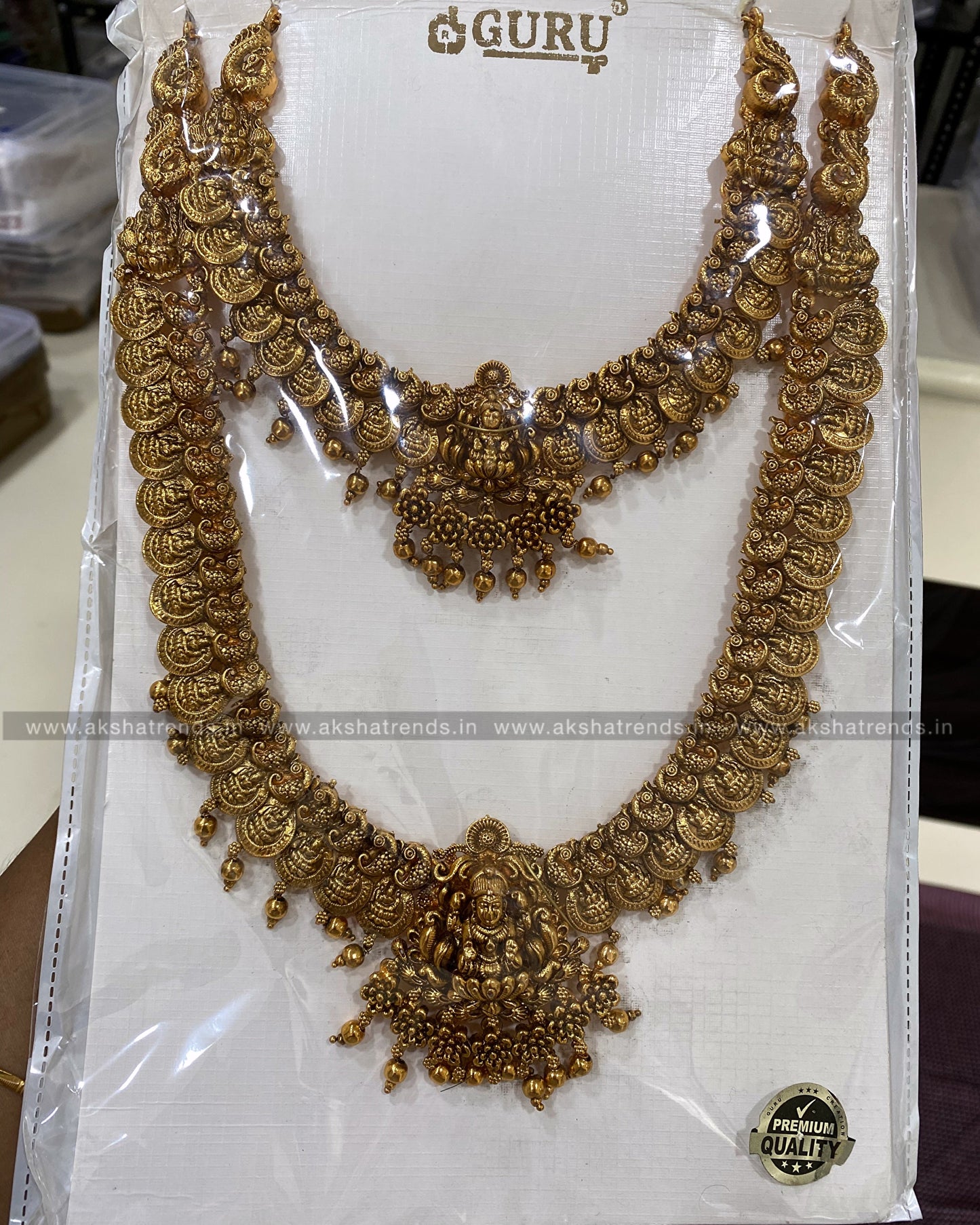 Nagas gold bridal combo Aksha Trends