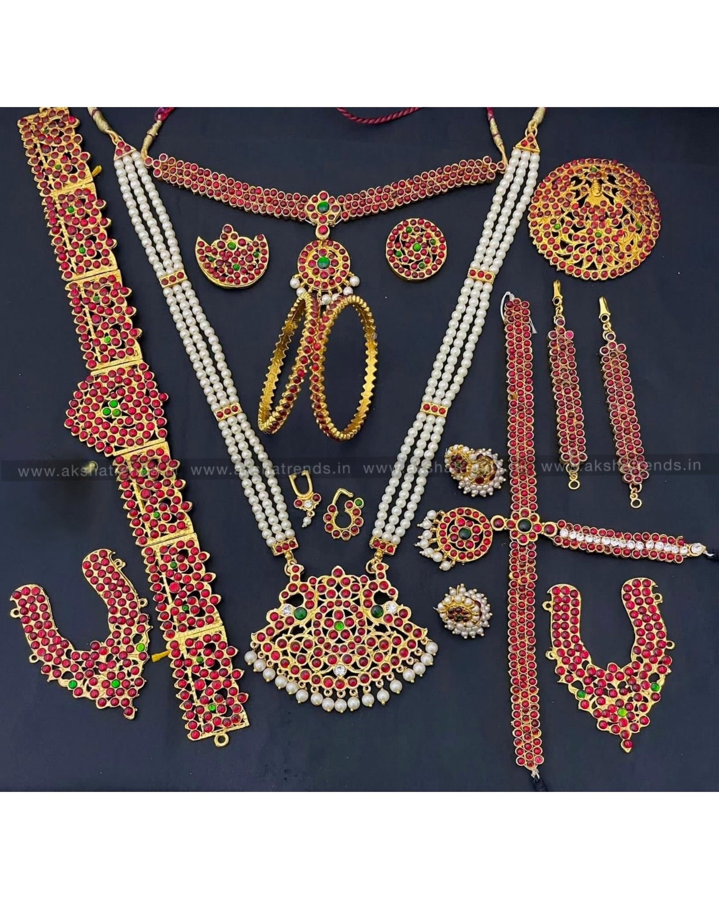 Bharatanatyam kemp set Aksha Trends