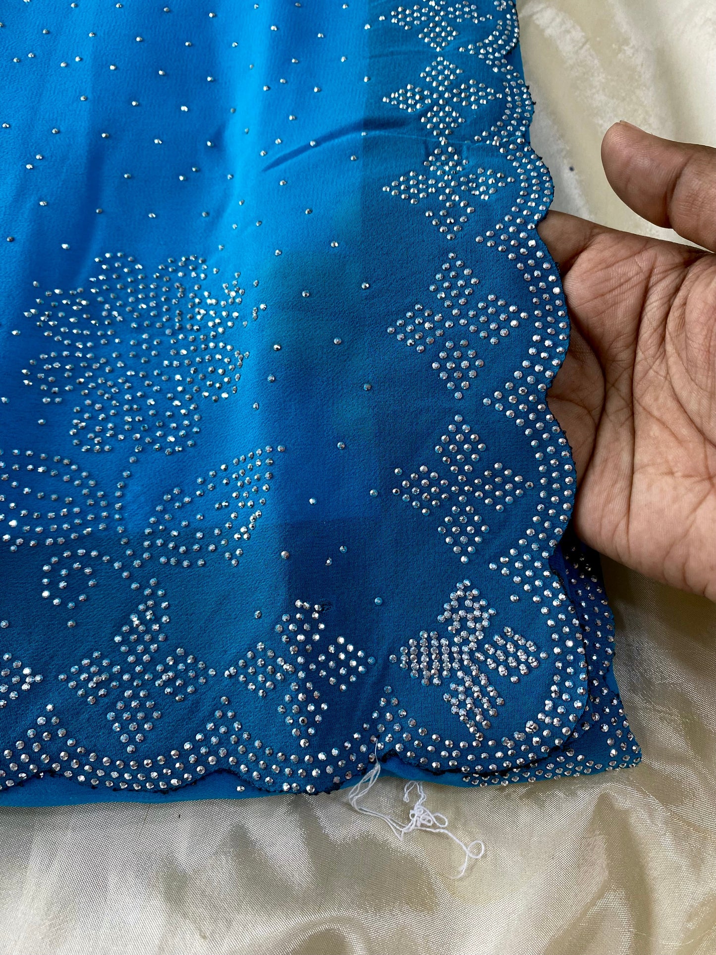 Designer rose stone work -Blue Aksha Trends