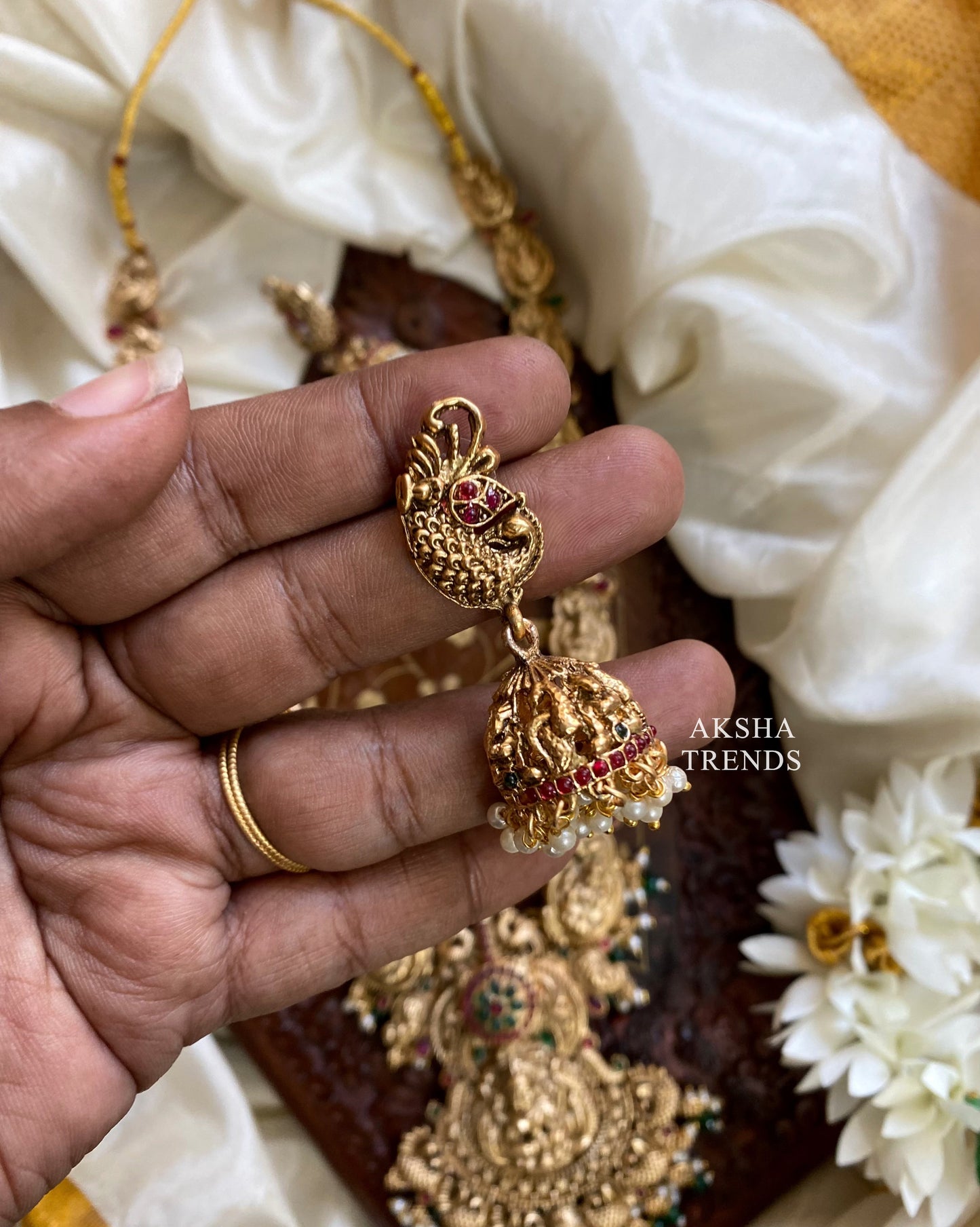Lakshmi bridal haram Aksha Trends