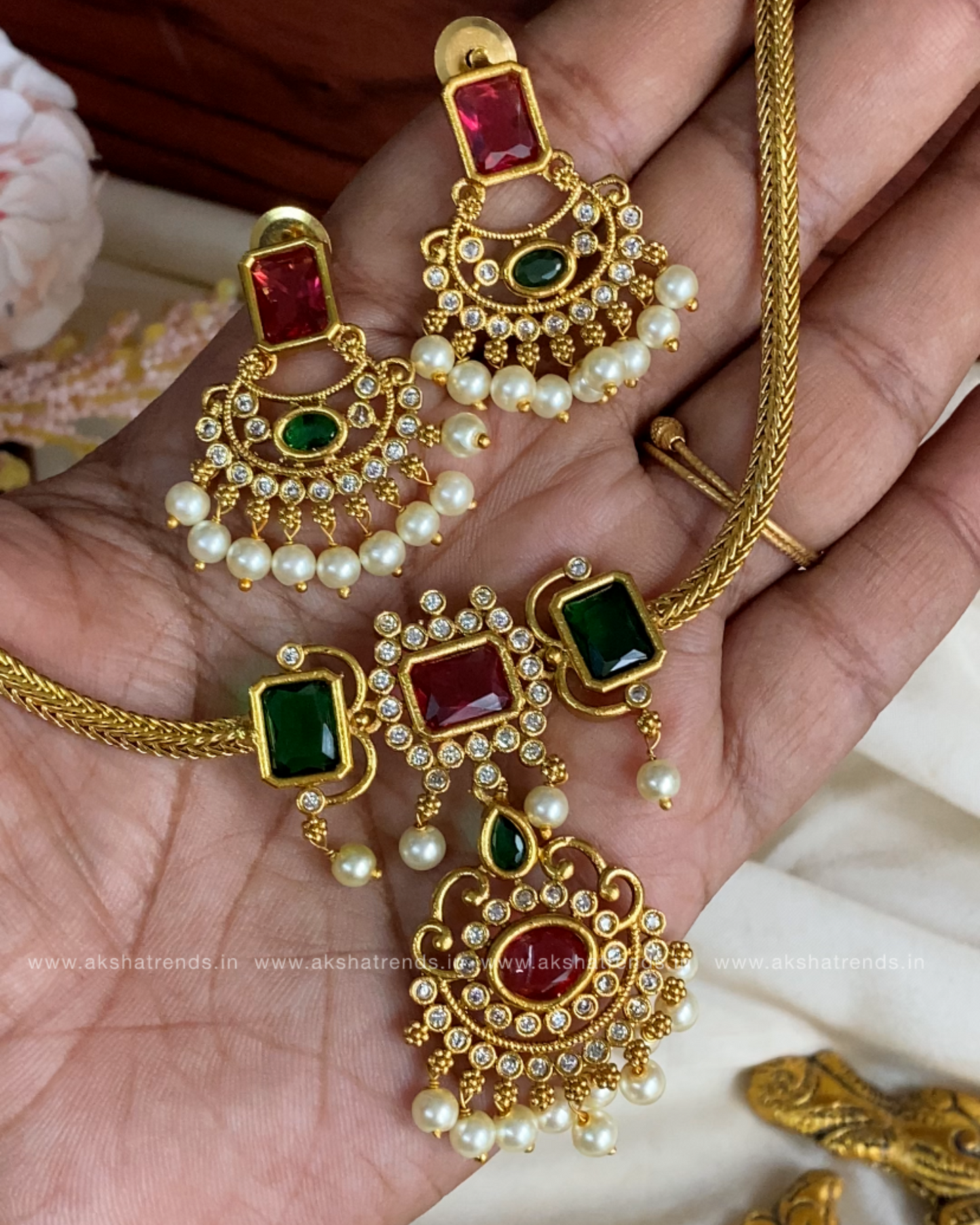 Attigai choker Aksha Trends