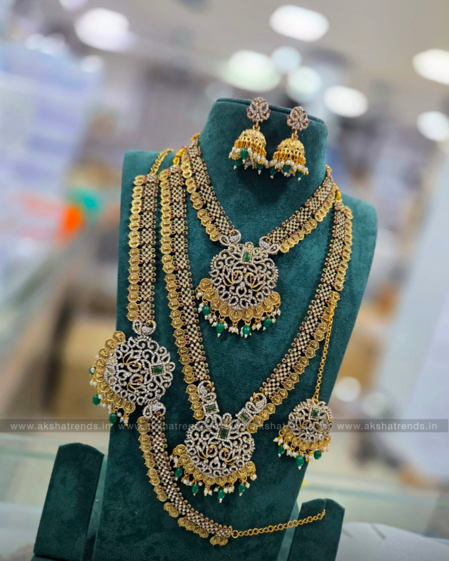Bridal diamond set Aksha Trends