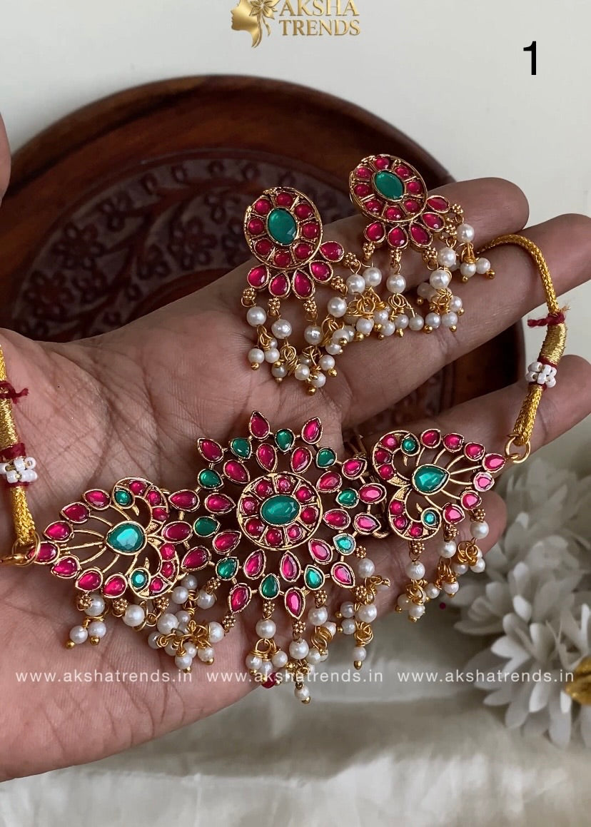 Antique kemp choker Aksha Trends