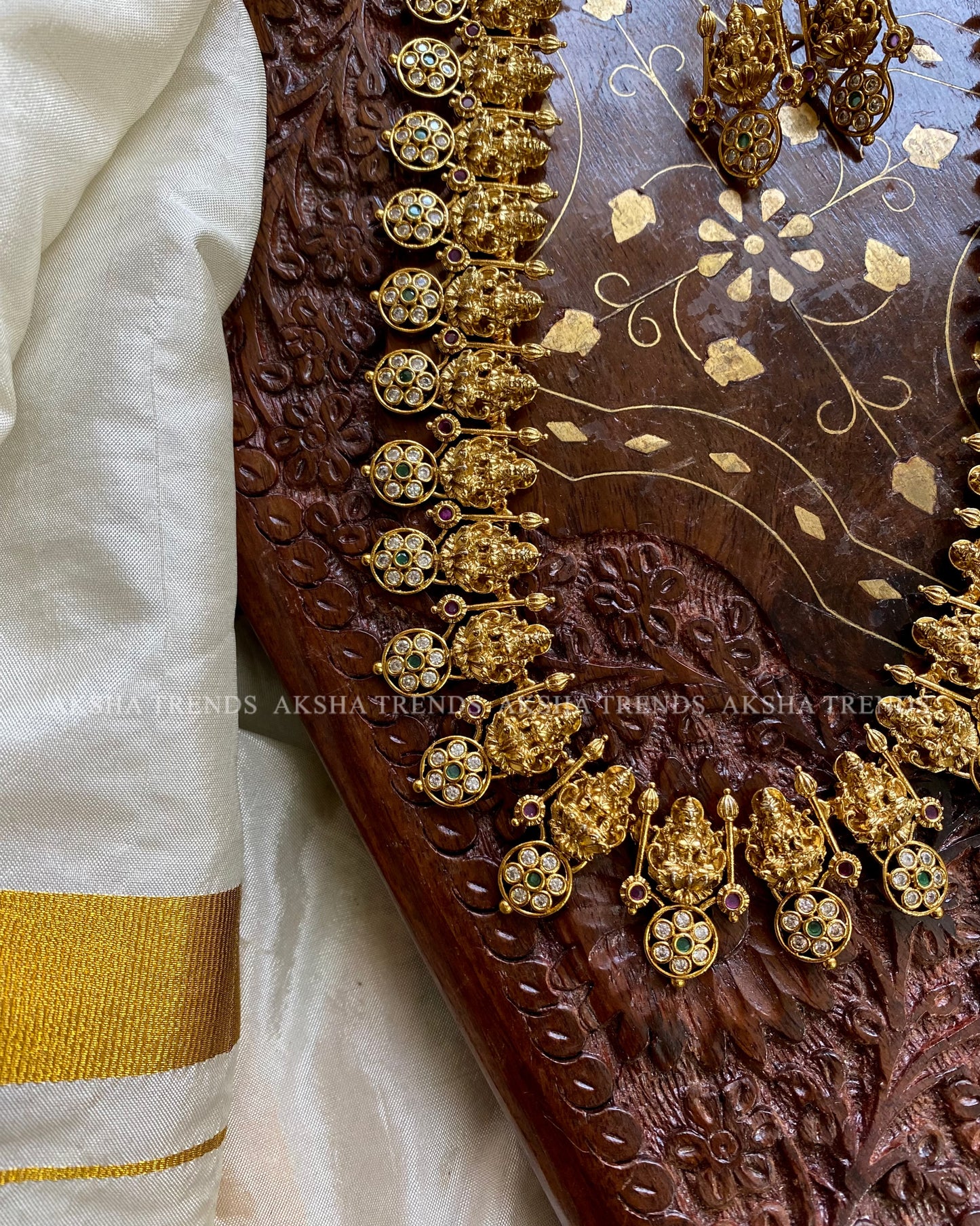 Venpa Bridal stone haram Aksha Trends