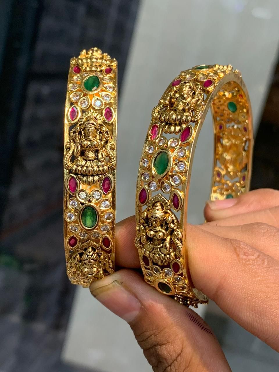 Premium bridal bangles (2pc) Aksha Trends