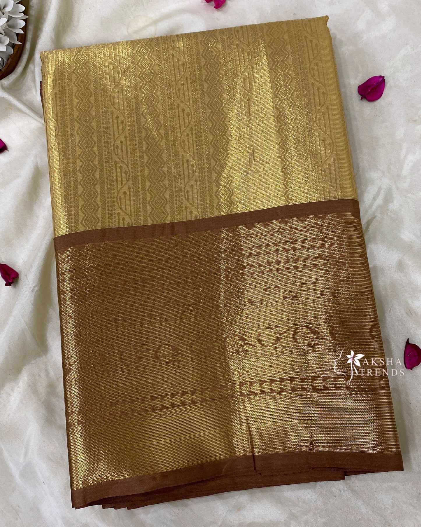 Tissue Silk Bridal Saree Aksha Trends