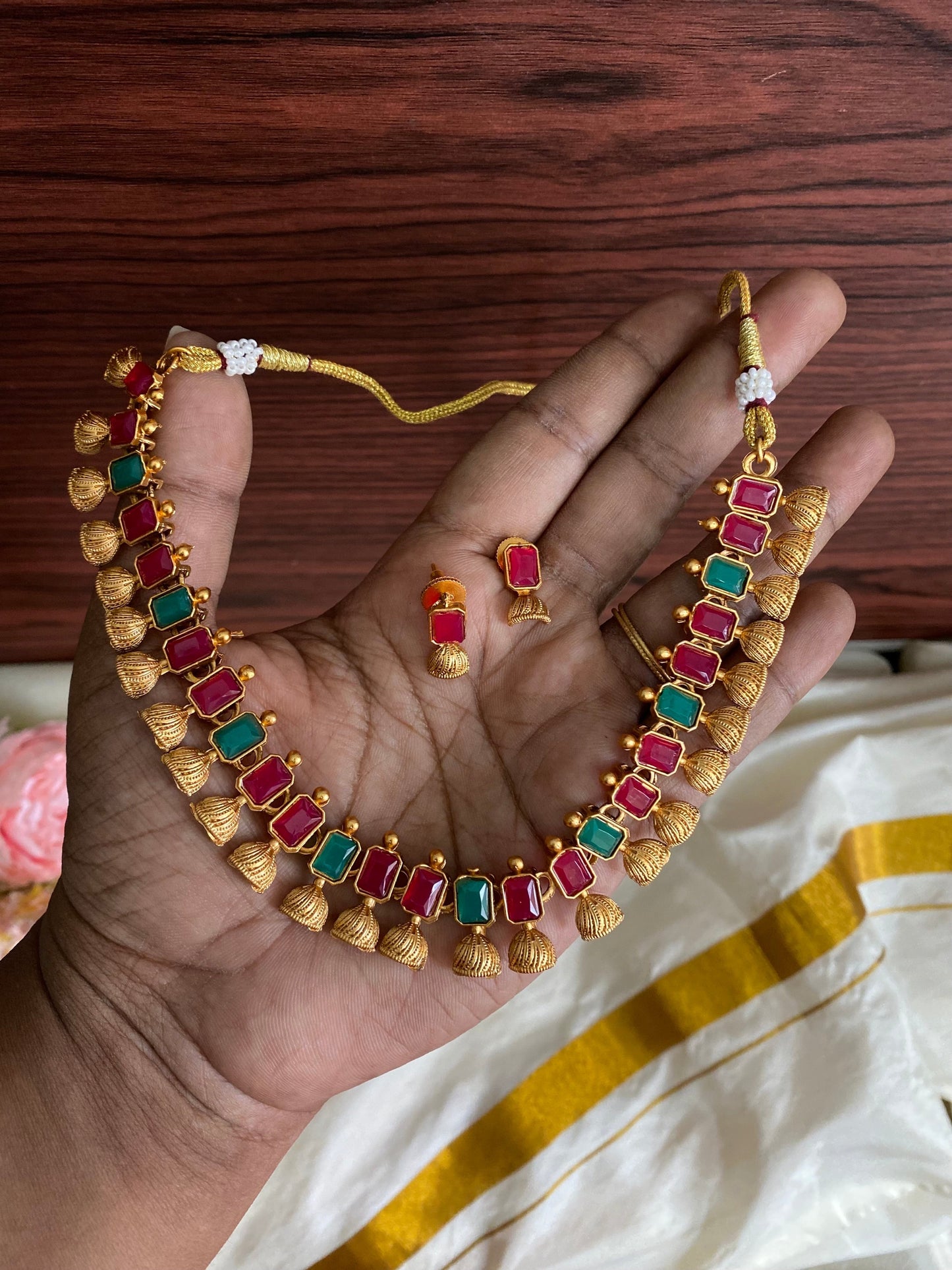 Sufi stone necklace Aksha Trends