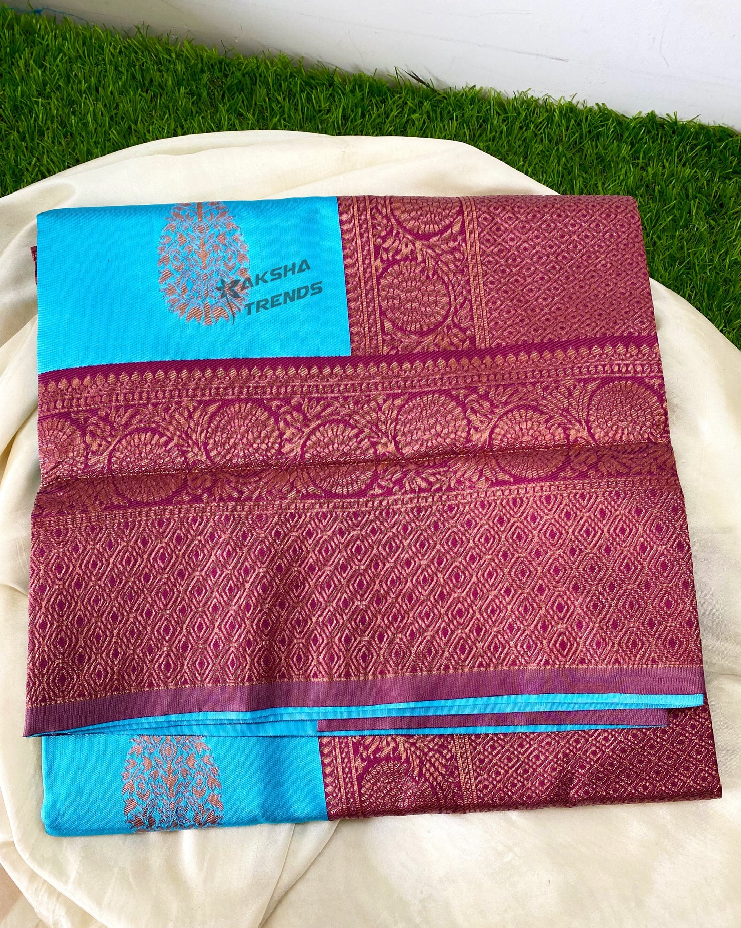 Kanchi Semi Silk Aksha Trends
