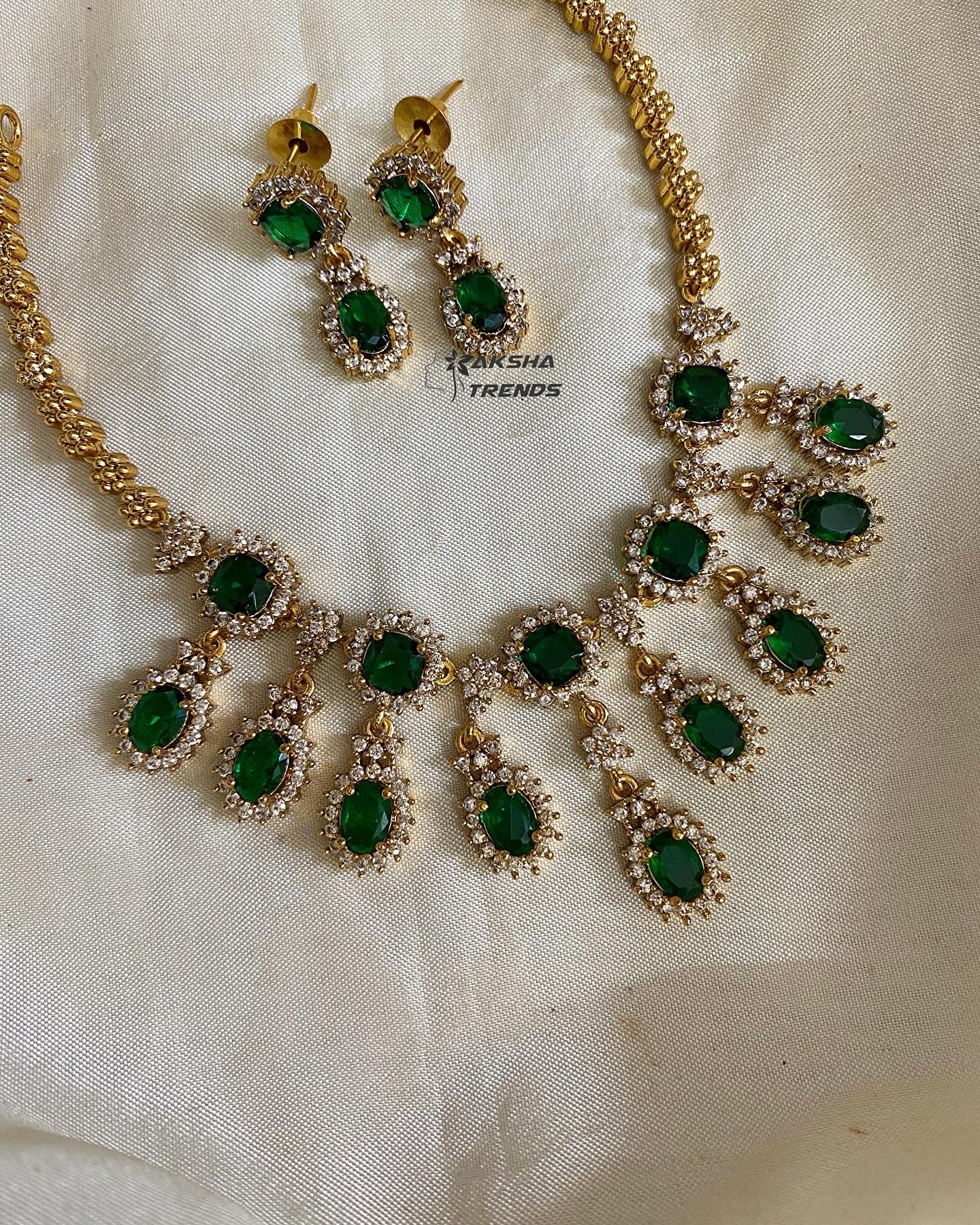 Royal Diamond Necklace Aksha Trends