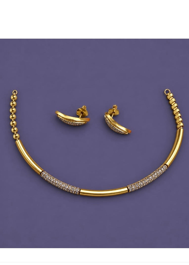 Hasli diamond necklace Aksha Trends