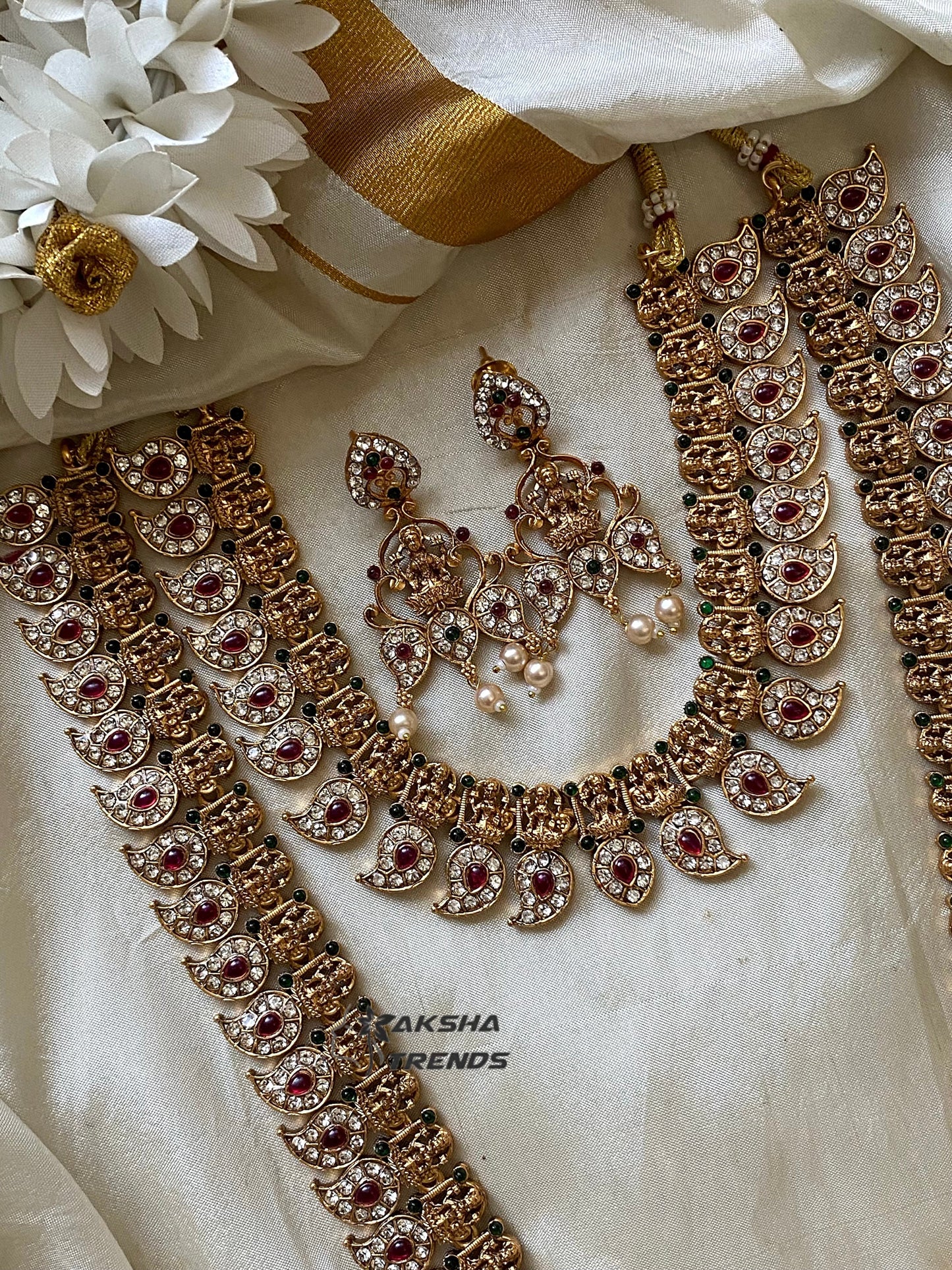 Manga stone bridal combo Aksha Trends