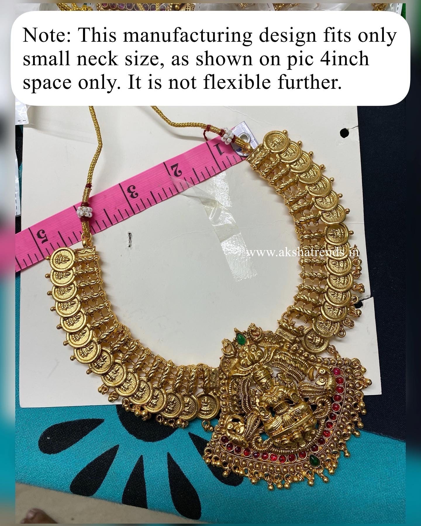 Bridal lakshmi necklace Aksha Trends