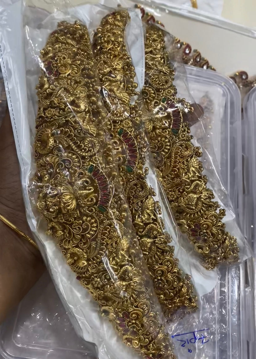 Antique bridal hipchain -Gold Aksha Trends
