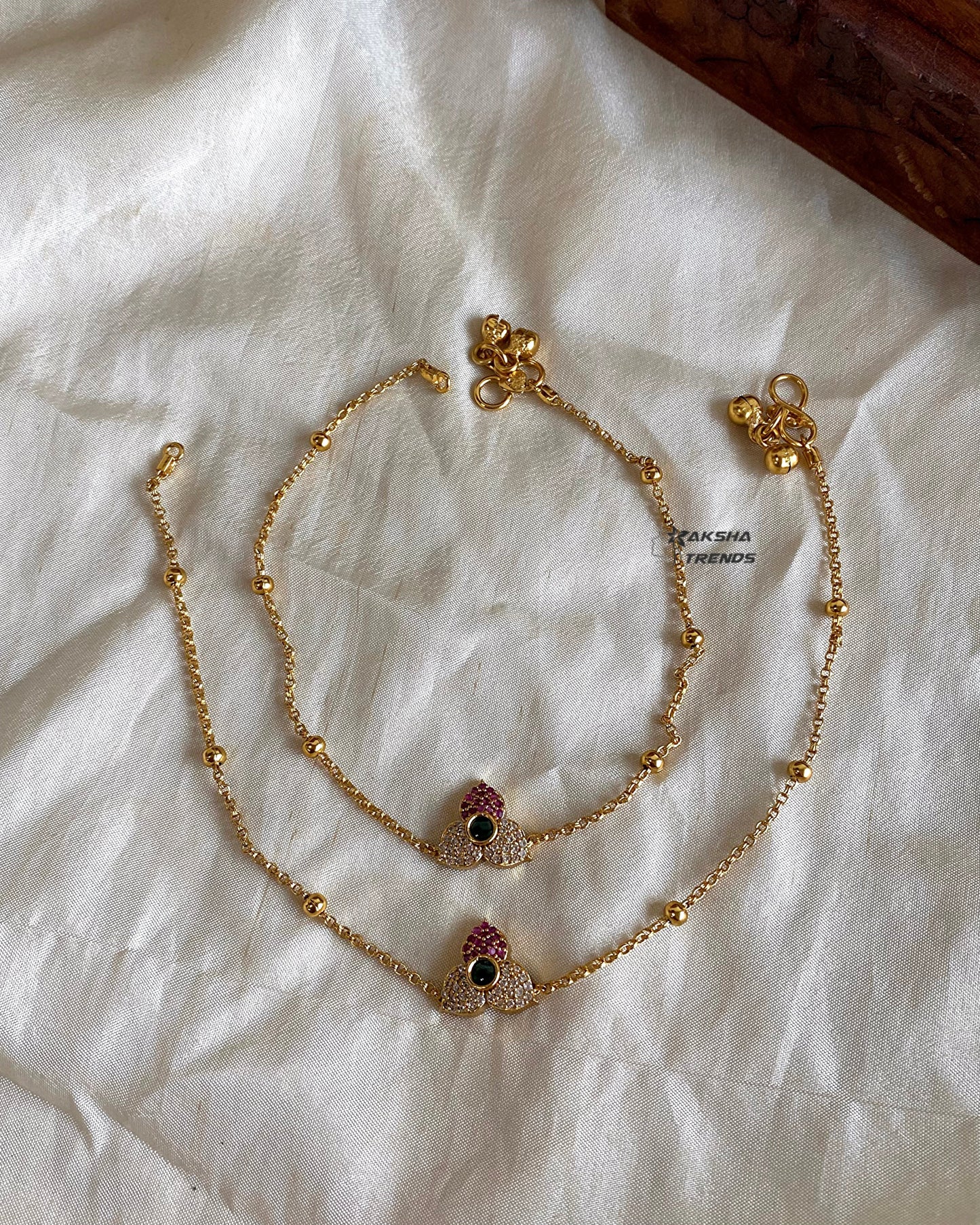 Premium kemp Anklet / kolusu Aksha Trends