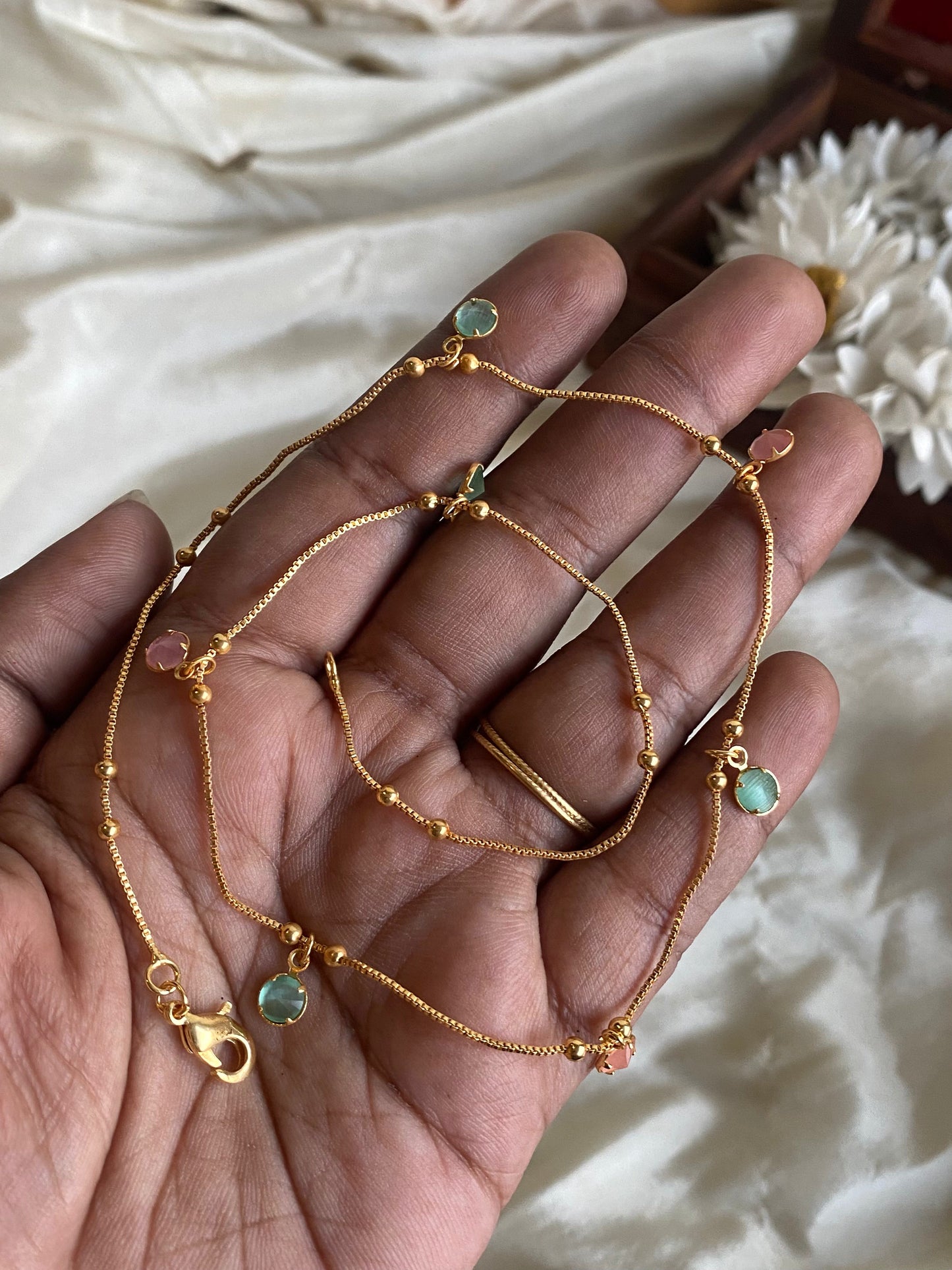 Trendy Charm chains (No Earrings) Aksha Trends