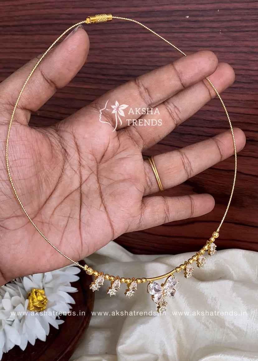 Premium Hasli diamond Necklace Aksha Trends
