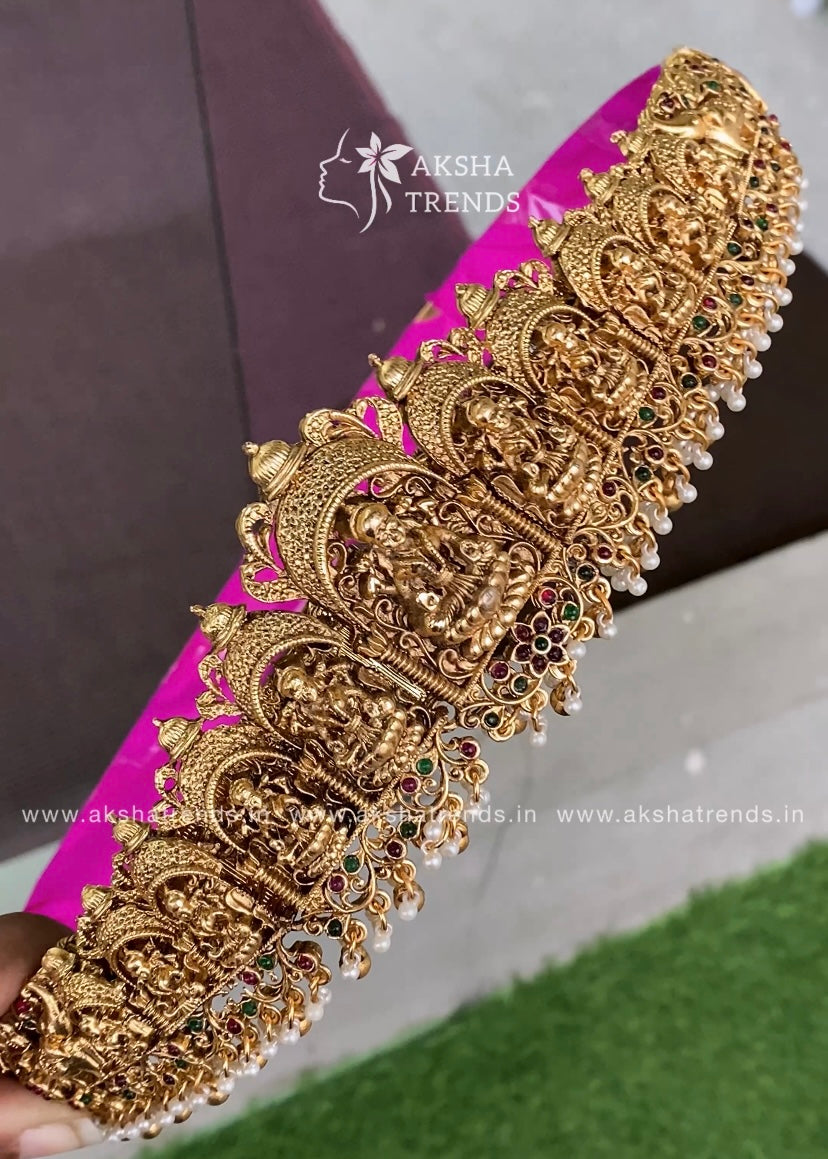 Antique bridal hipbelt -Gold Aksha Trends