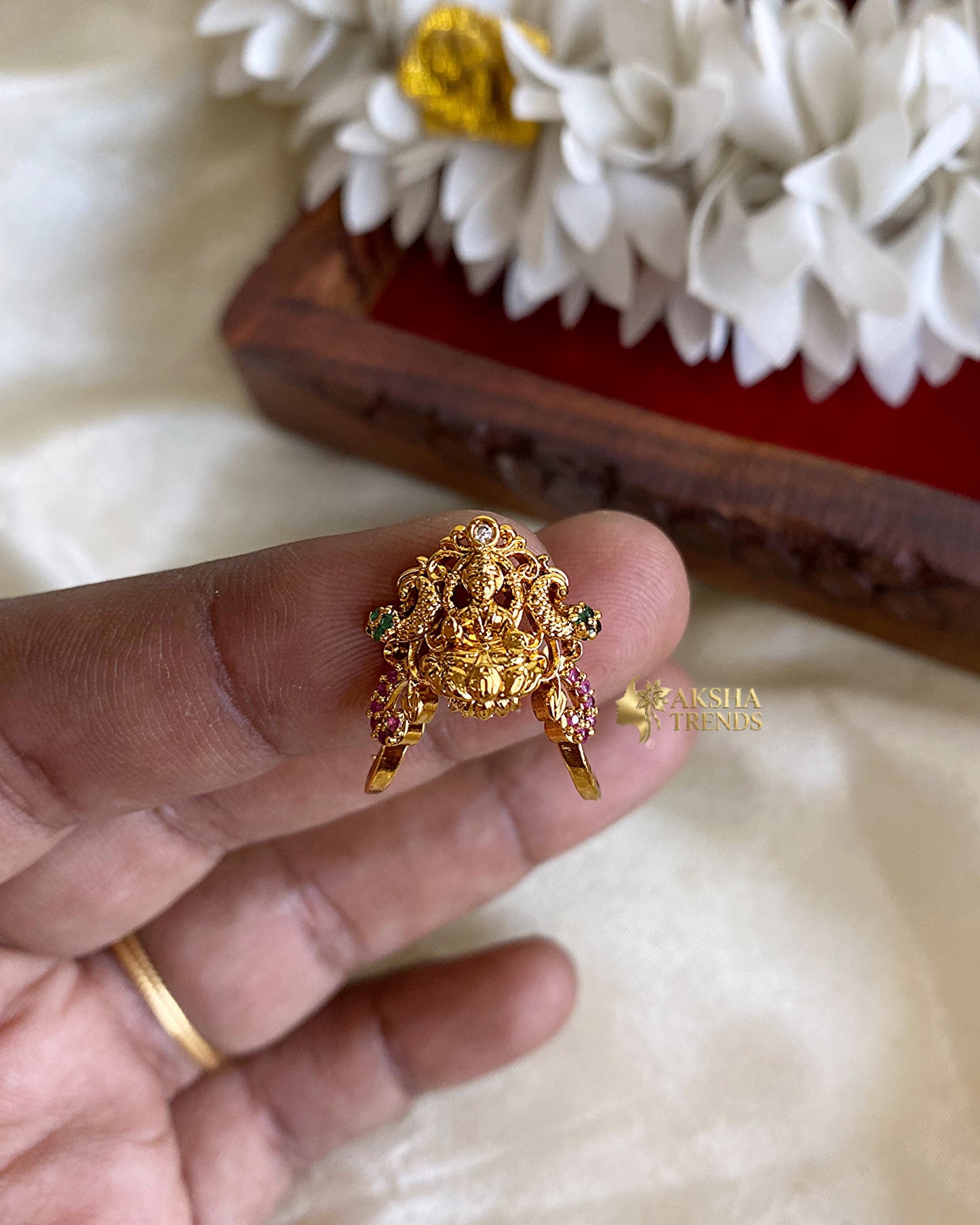 Lakshmi bridal vangi rings Aksha Trends