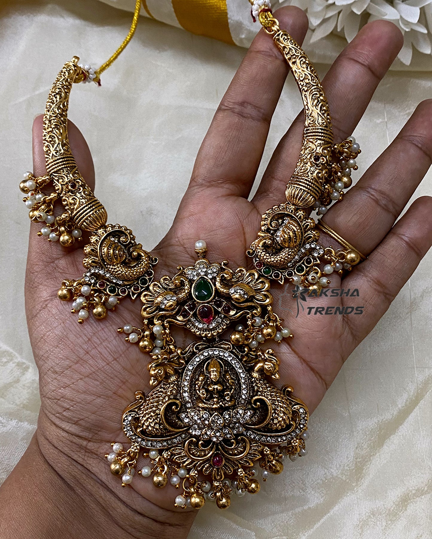 Antique bridal Nagas Necklace Aksha Trends