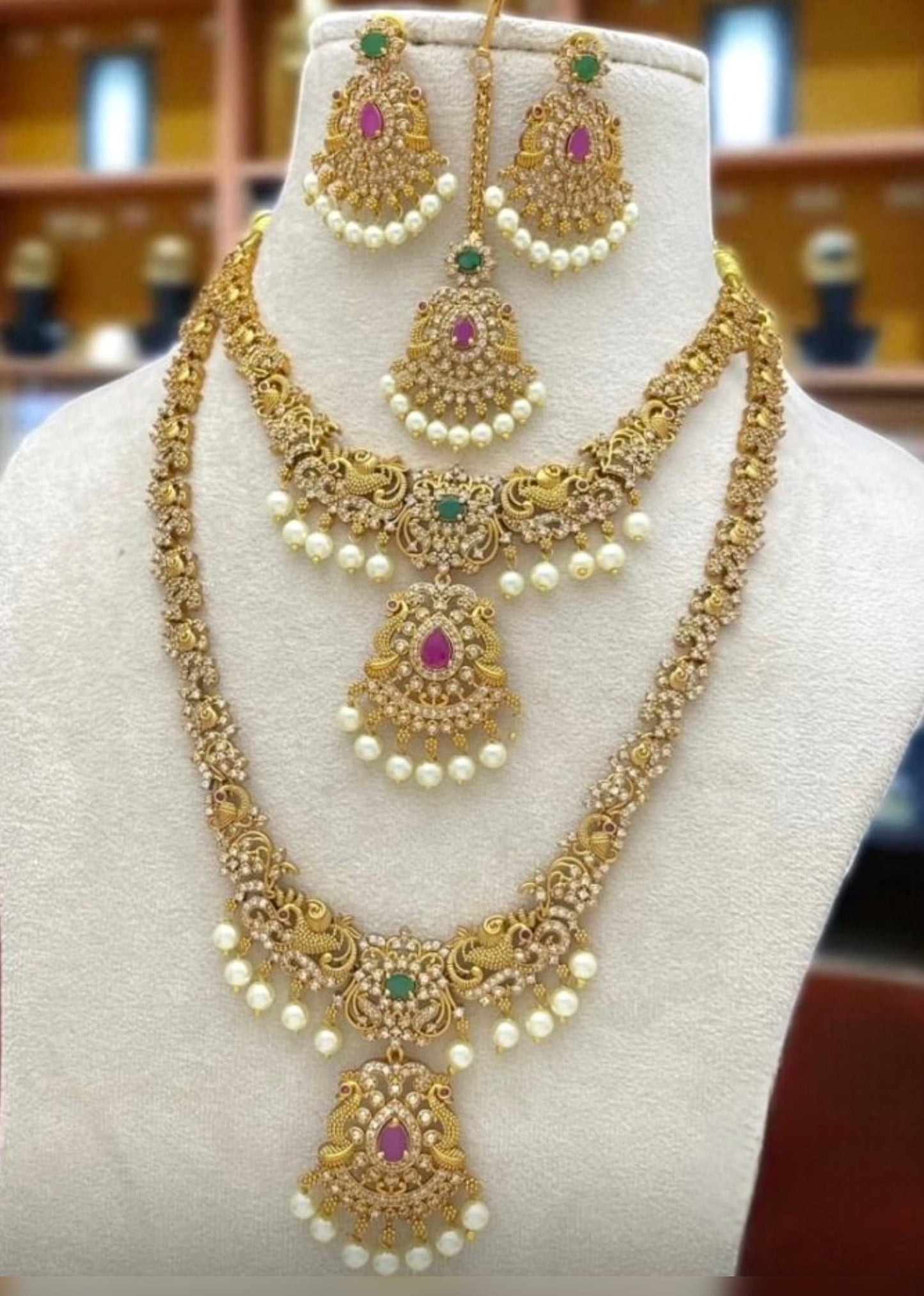 Premium floral bridal combo Aksha Trends