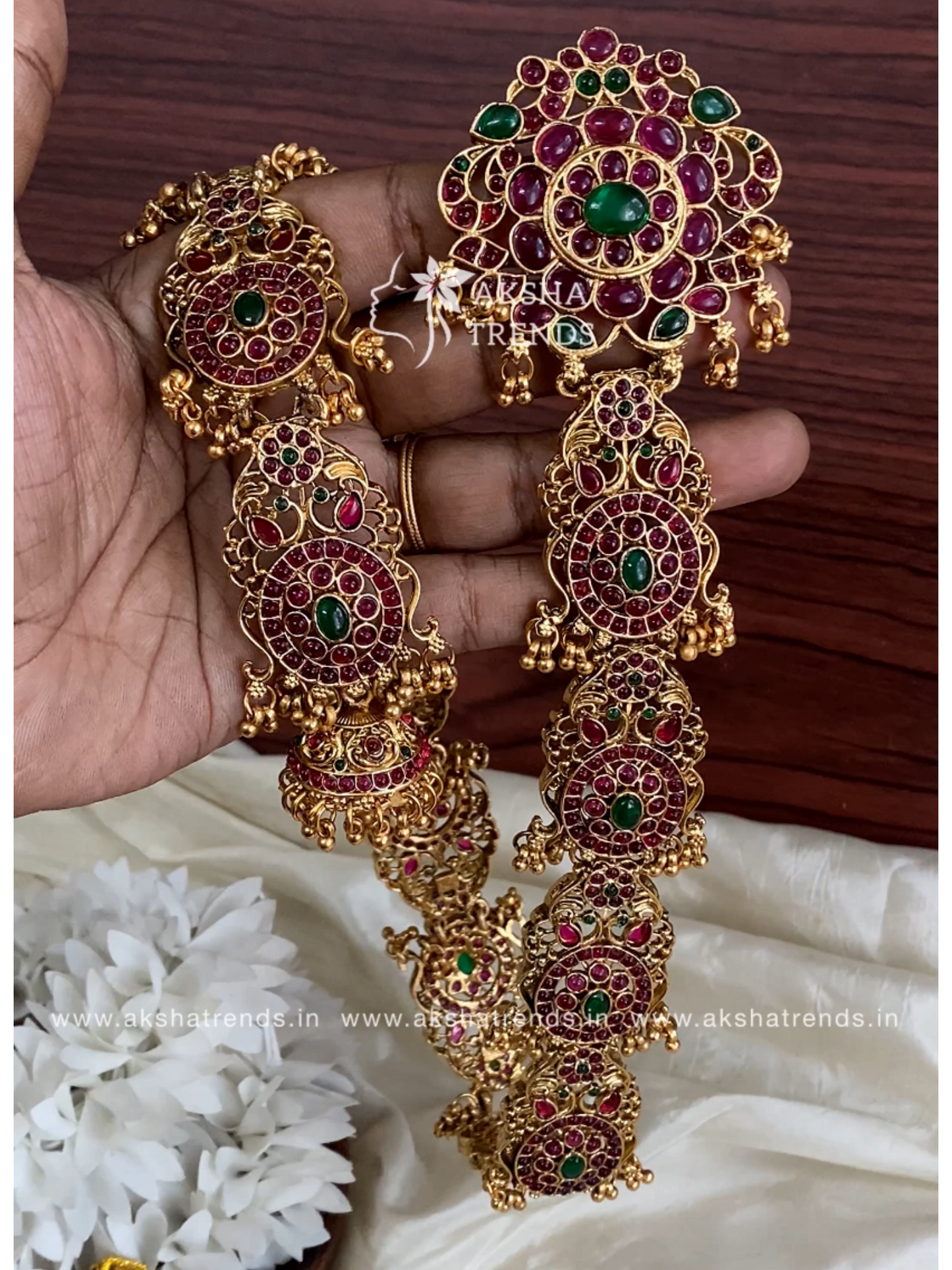 Kemp Bridal Jadai billa -long Aksha Trends