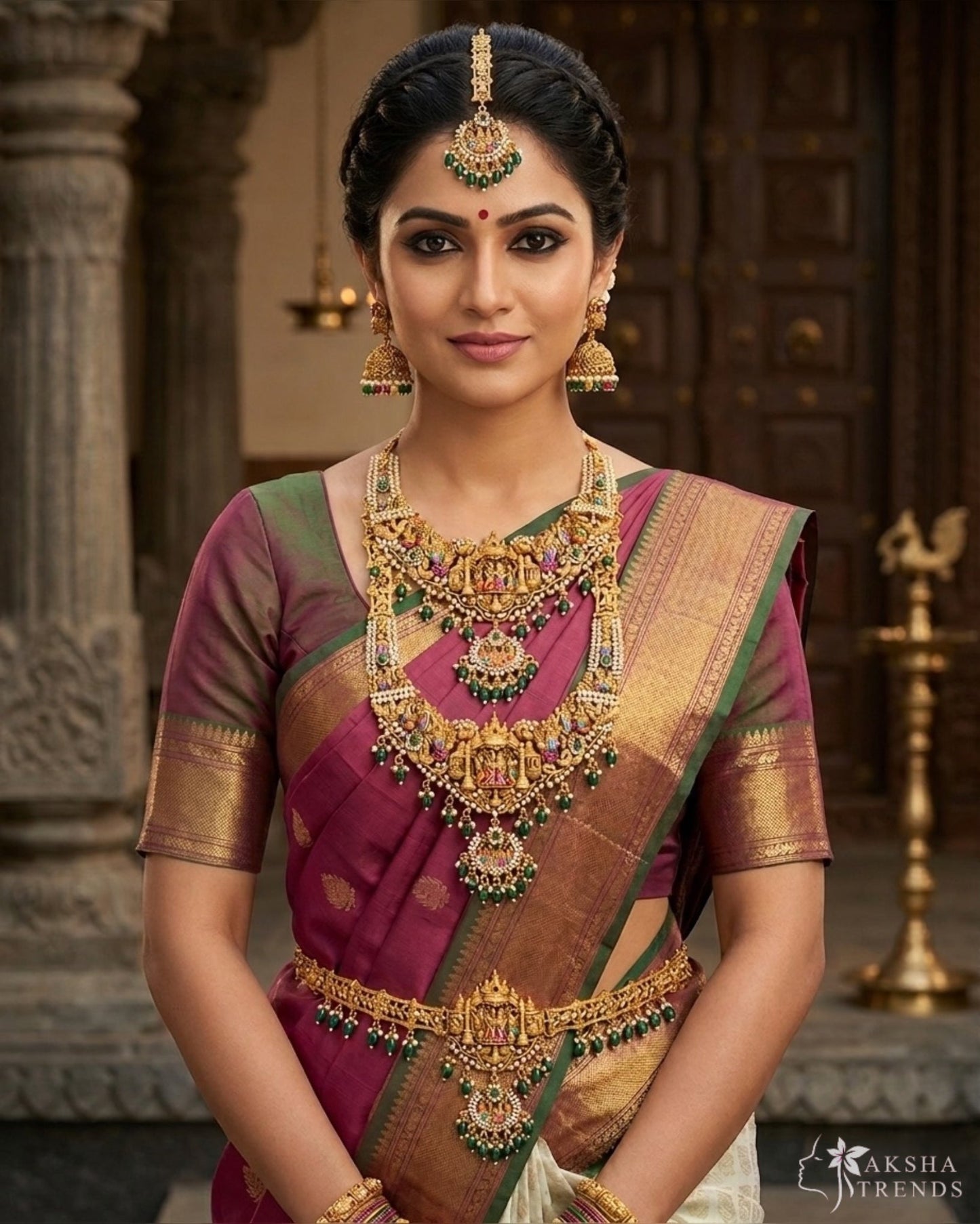 Srinivasa Kalyanam Bridal combo -Green Aksha Trends
