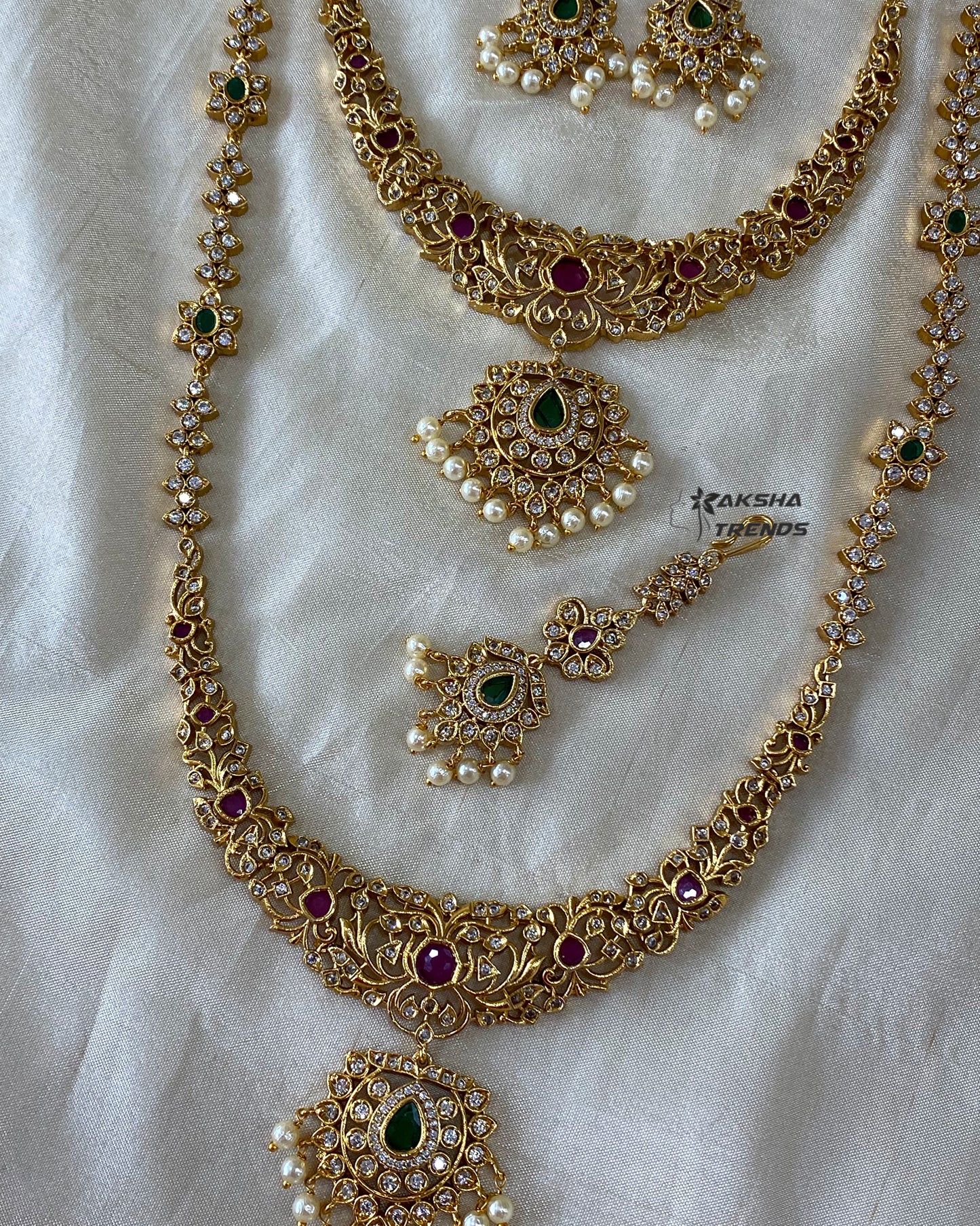 Floral AD bridal combo Aksha Trends