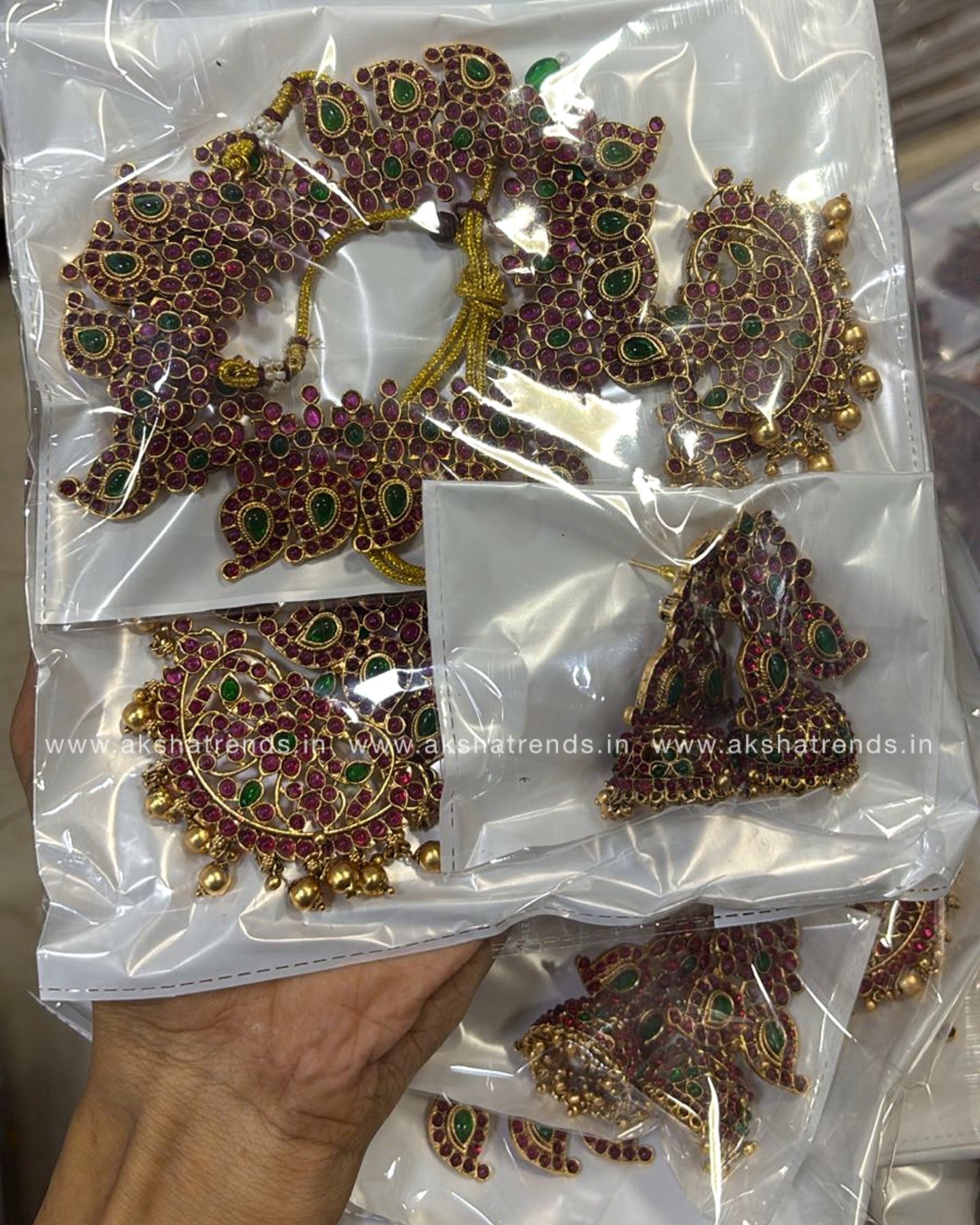 Kemp bridal combo -with hipchain Aksha Trends