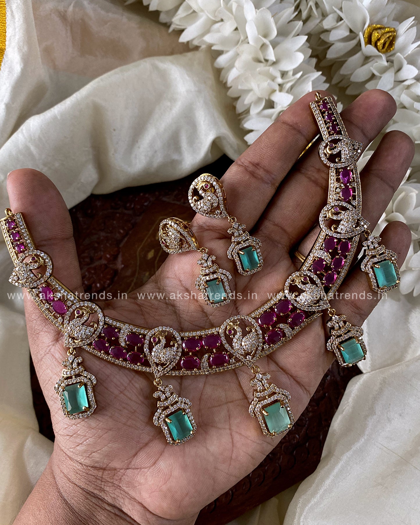 Mayur hasli diamond necklace Aksha Trends