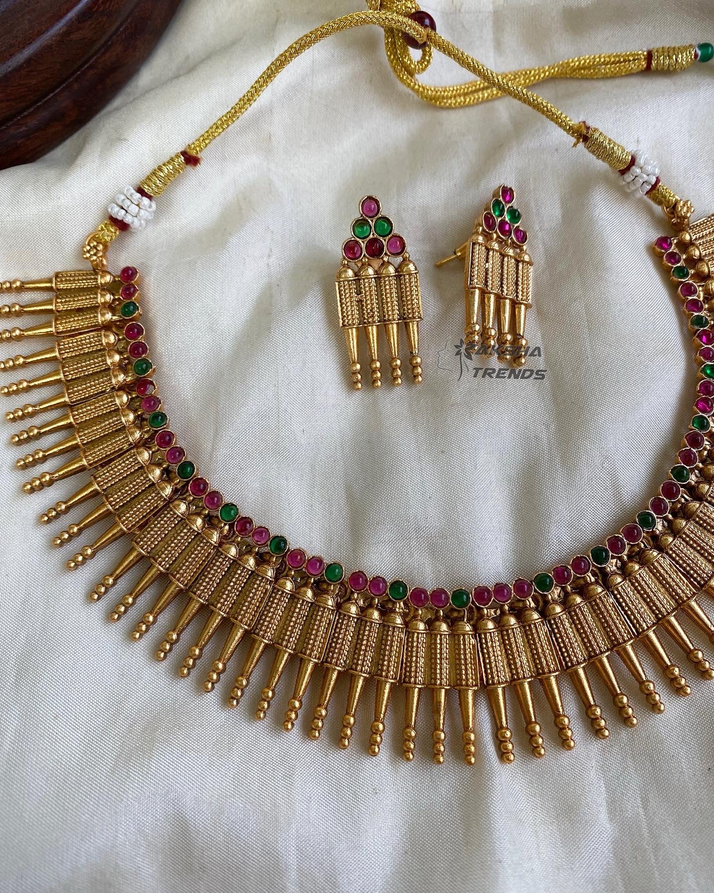 Bridal mullu necklace Aksha Trends