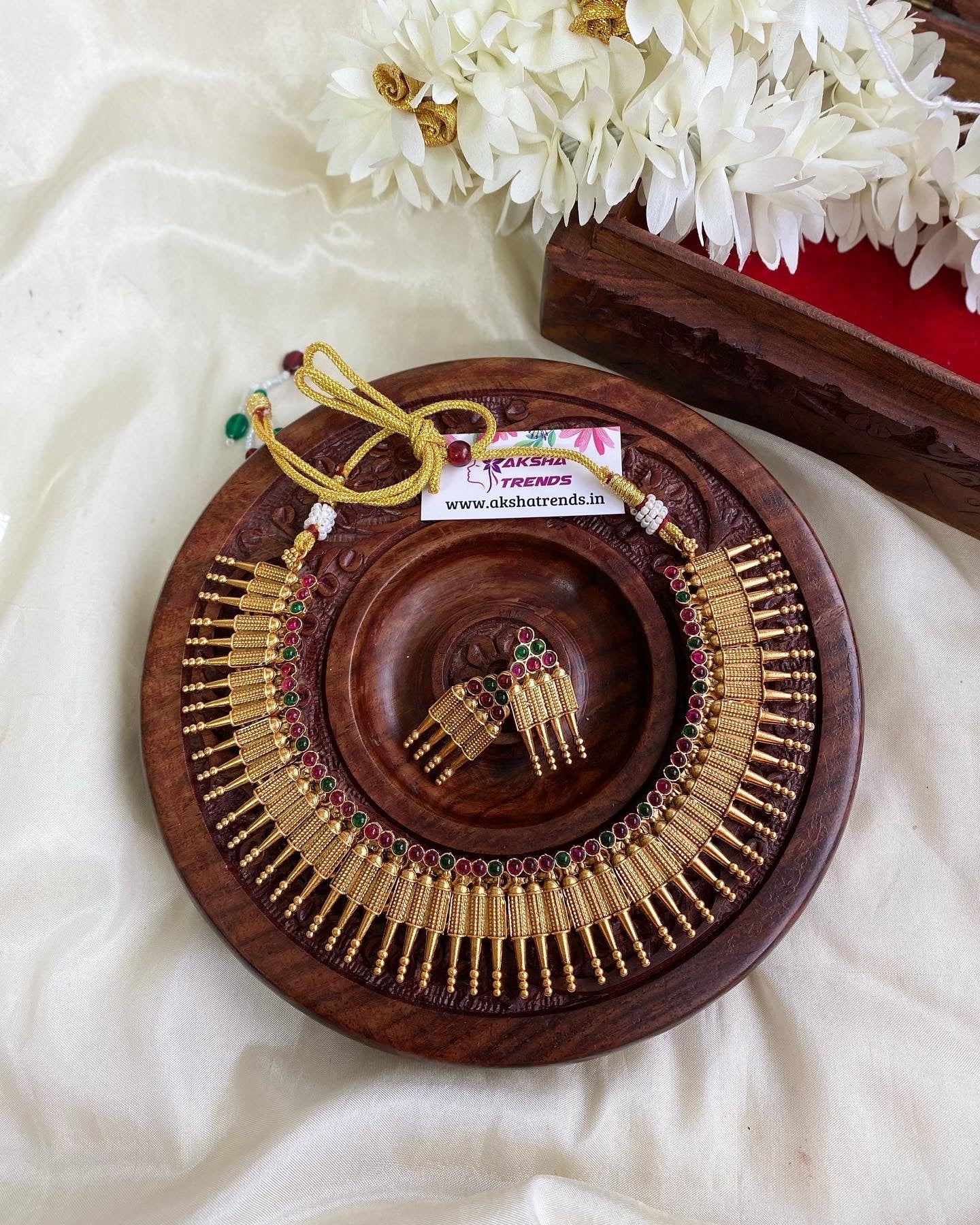 Bridal mullu necklace Aksha Trends