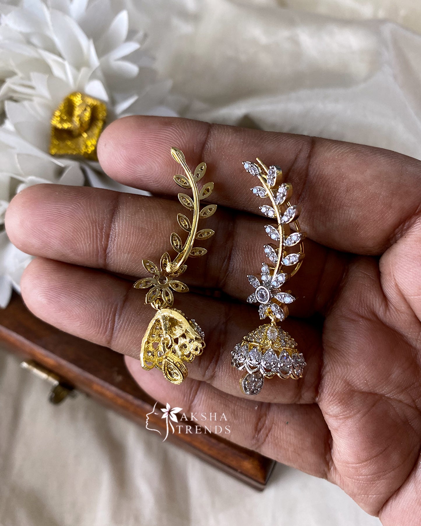 Premium diamond Earcuff Aksha Trends