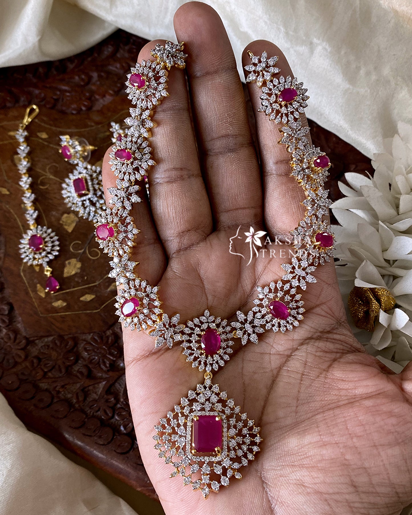 Trivia bridal diamond -Ruby Aksha Trends